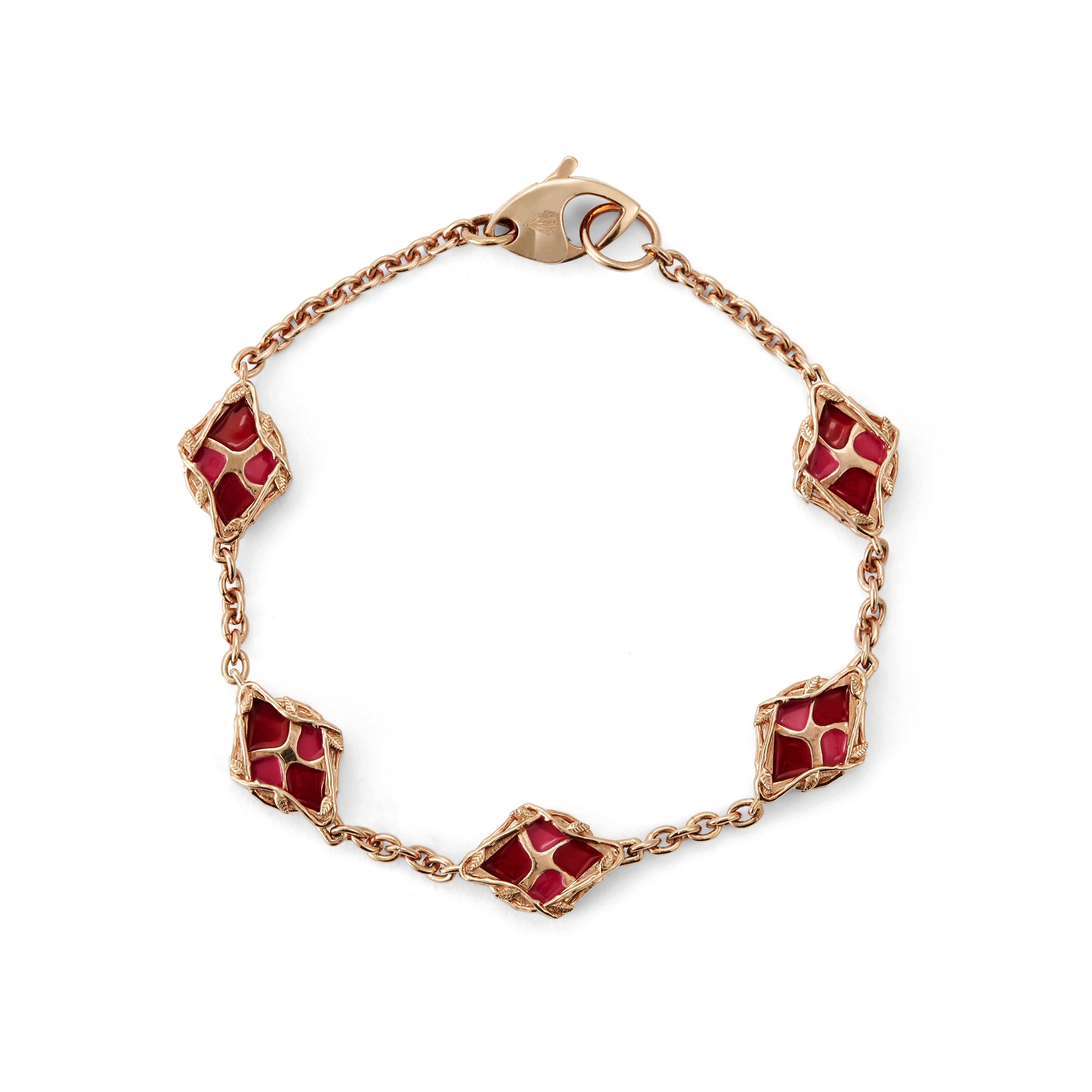 Jungle Splash Cloisonné’ Enamel Bracelet
