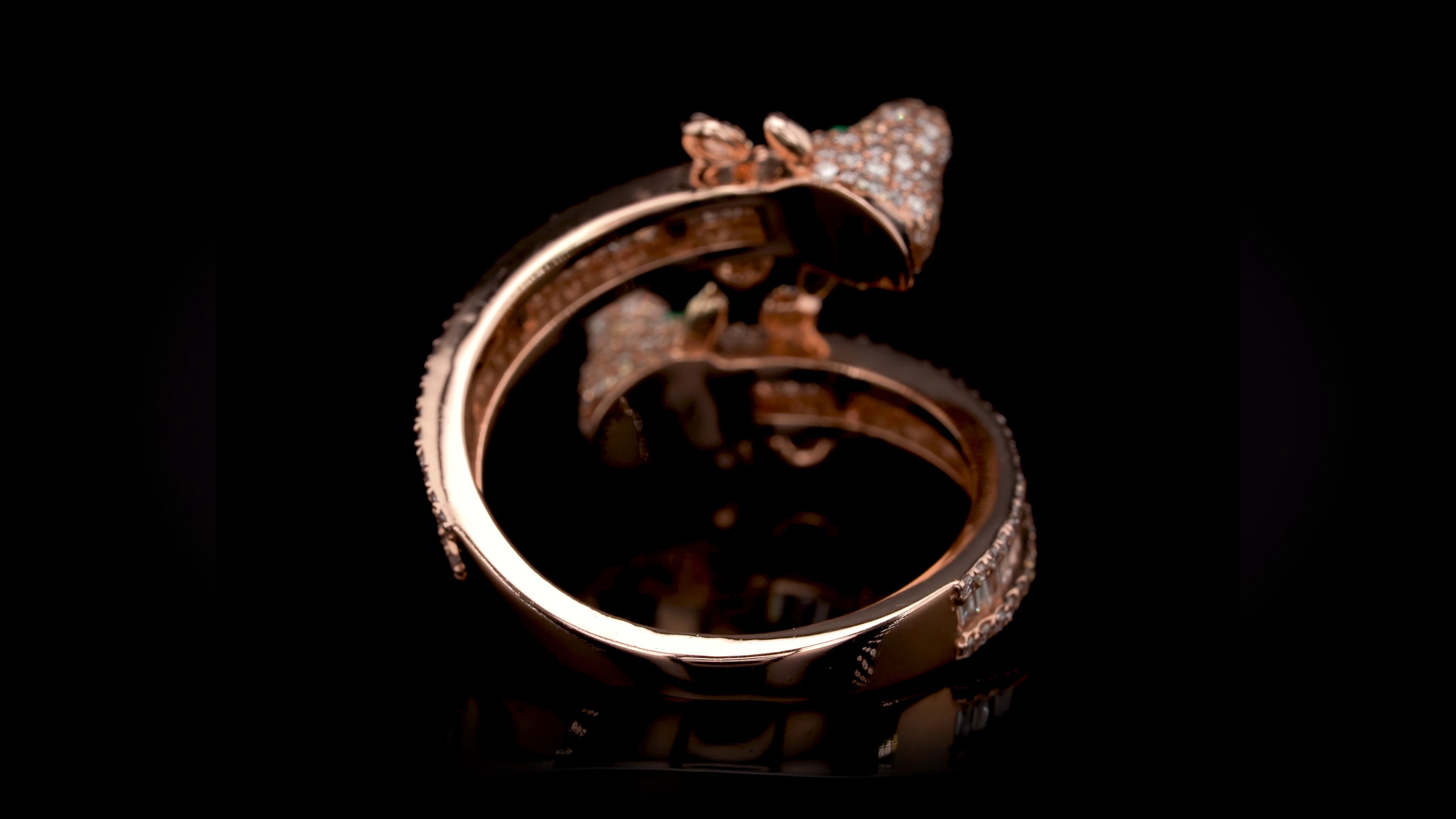 Graceful Gazelle Rose gold Diamond ring