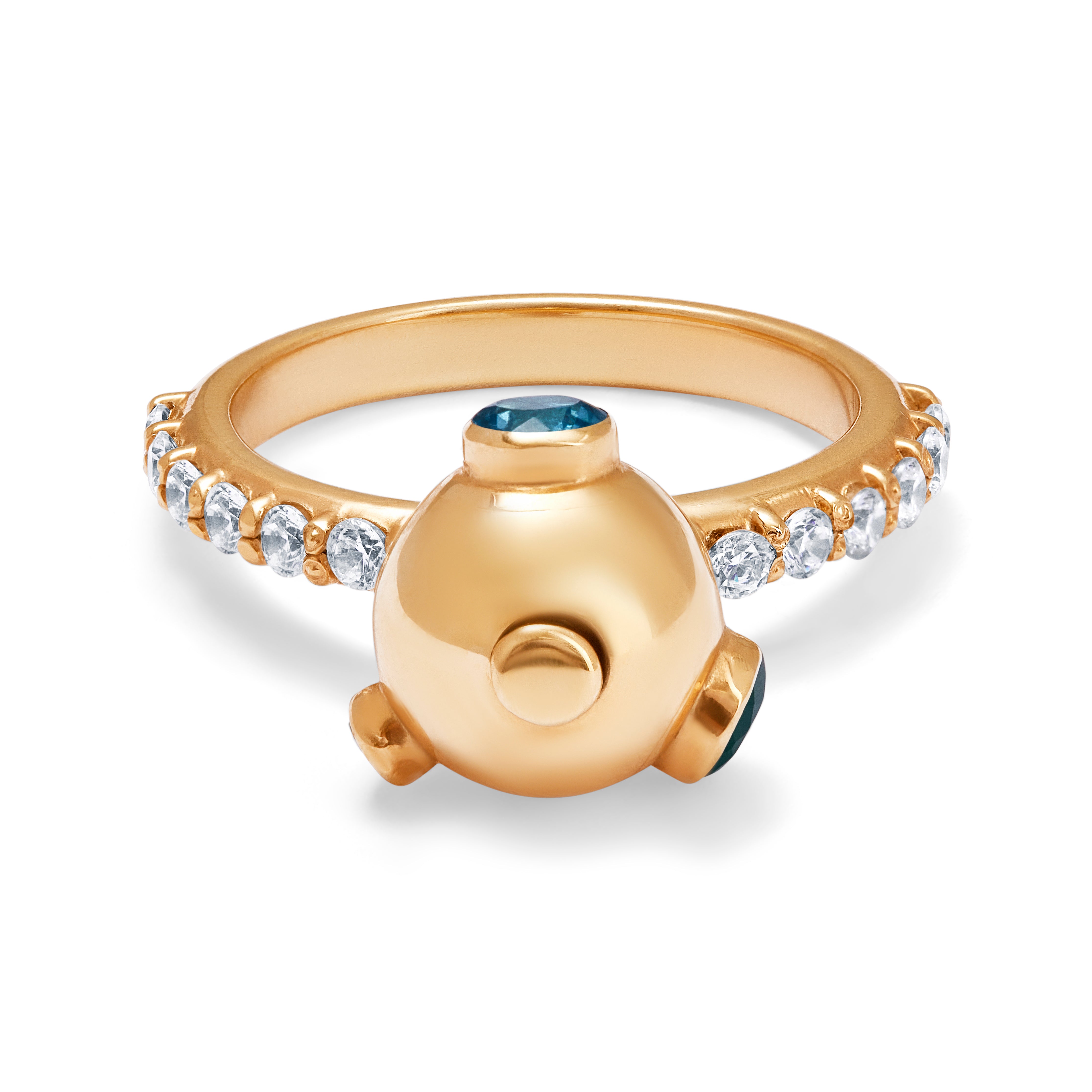 DNA Stackable Motion 18ct Gold Ring