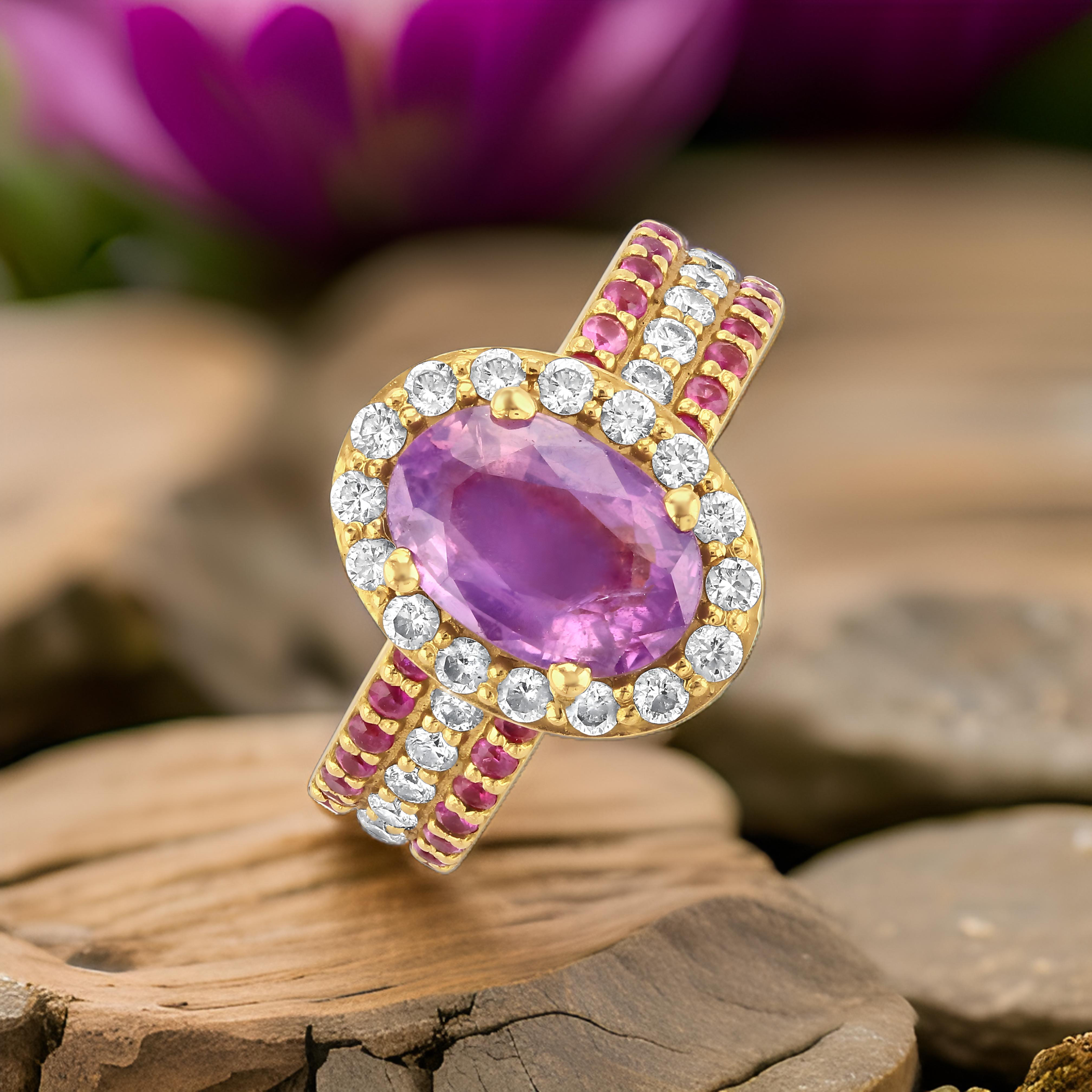 Pink Prince 18ct Gold Ring