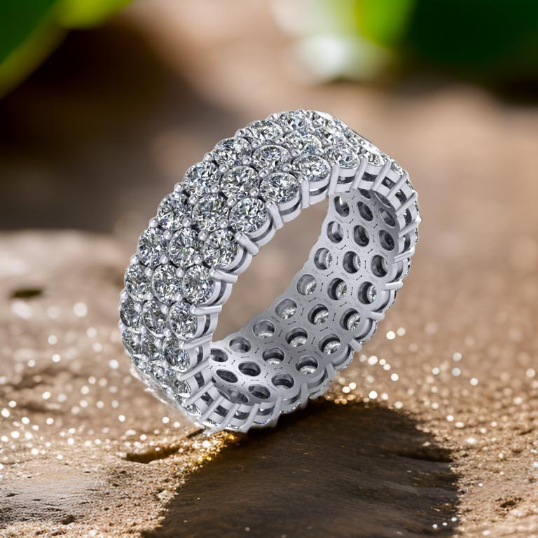 Diamond Pointer Eternity Band