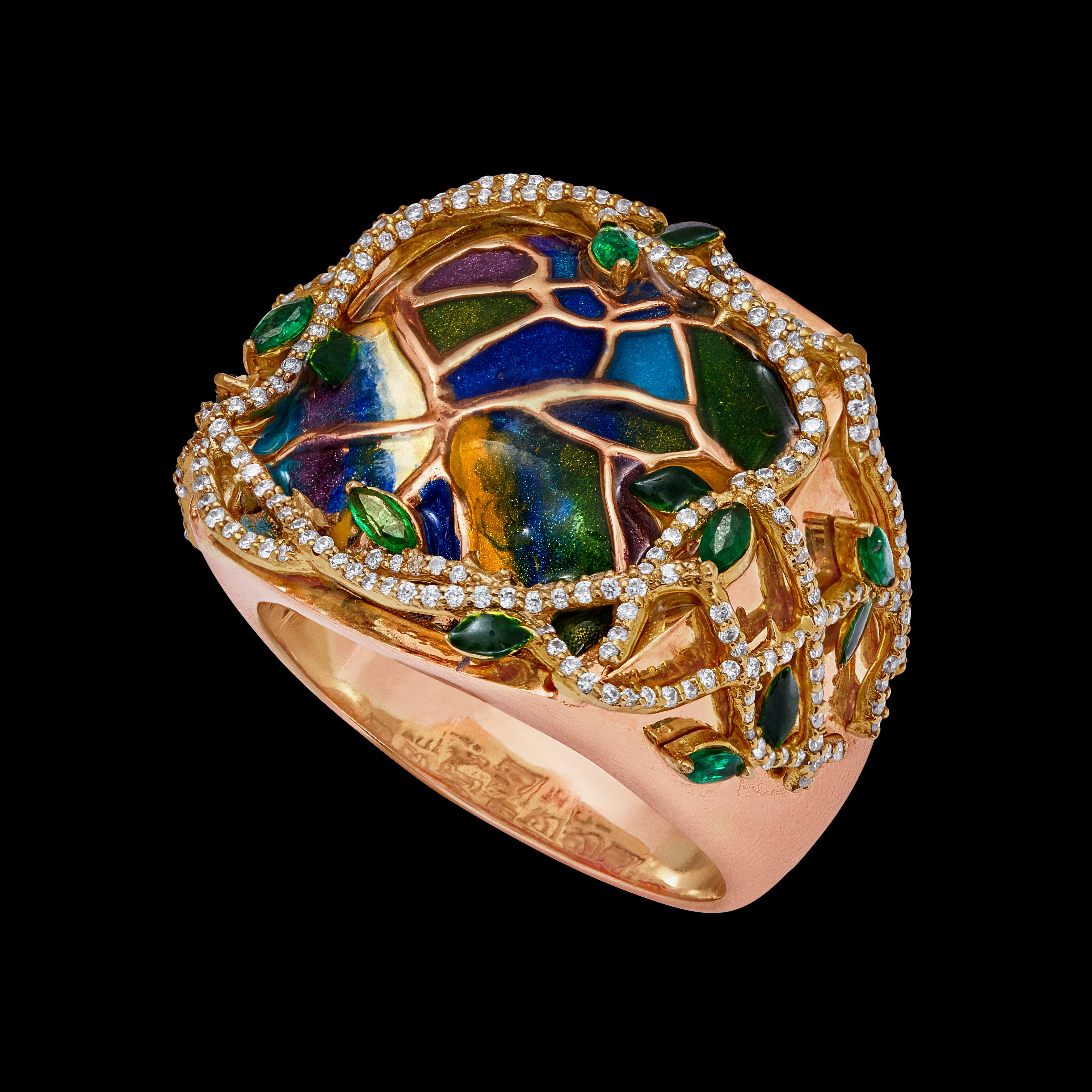 Royal De-Vine Enamel Potion Ring