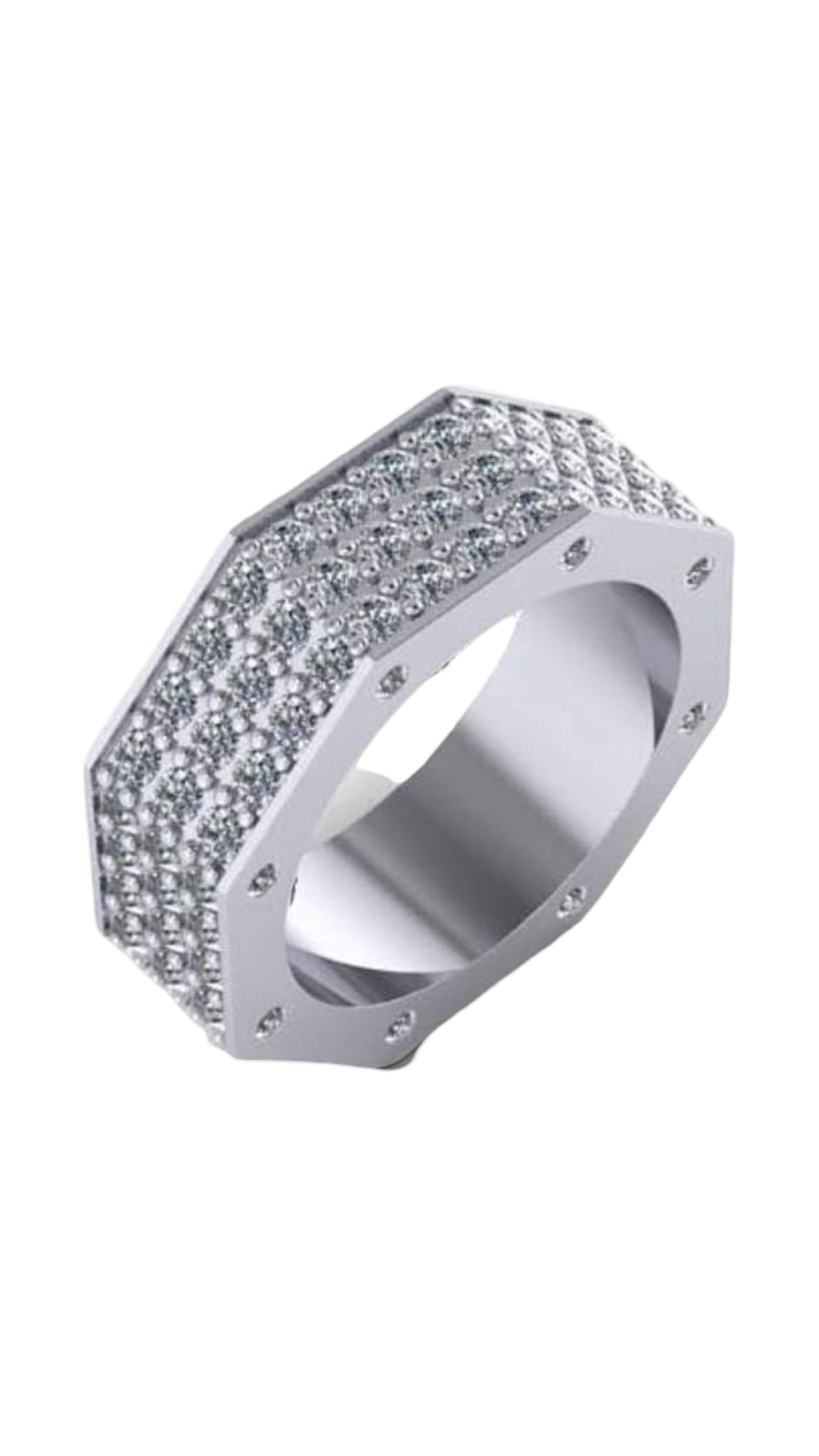 Forever Bolt Diamond Eternity Band