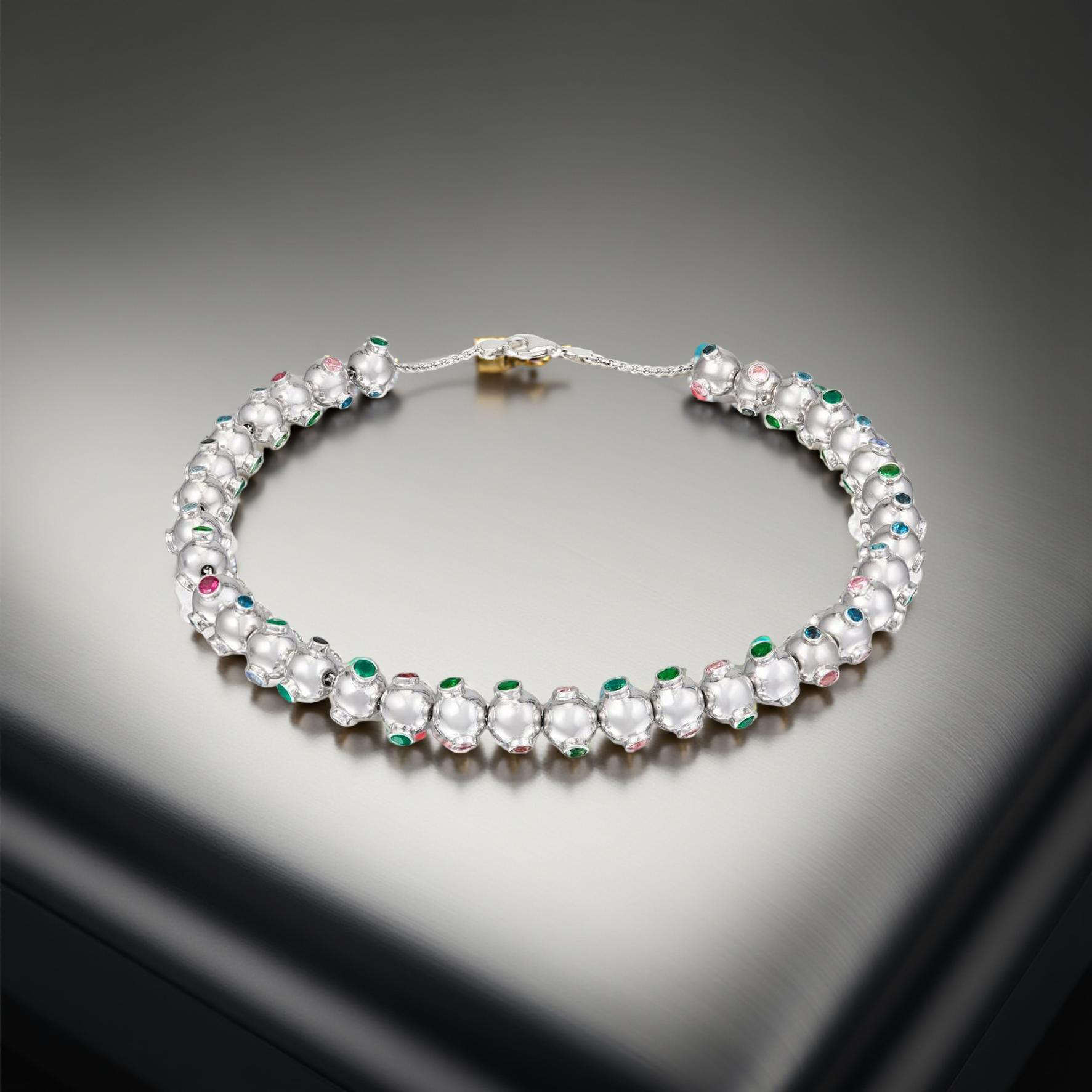 Chenille’ DNA 18ct White Gold Necklace