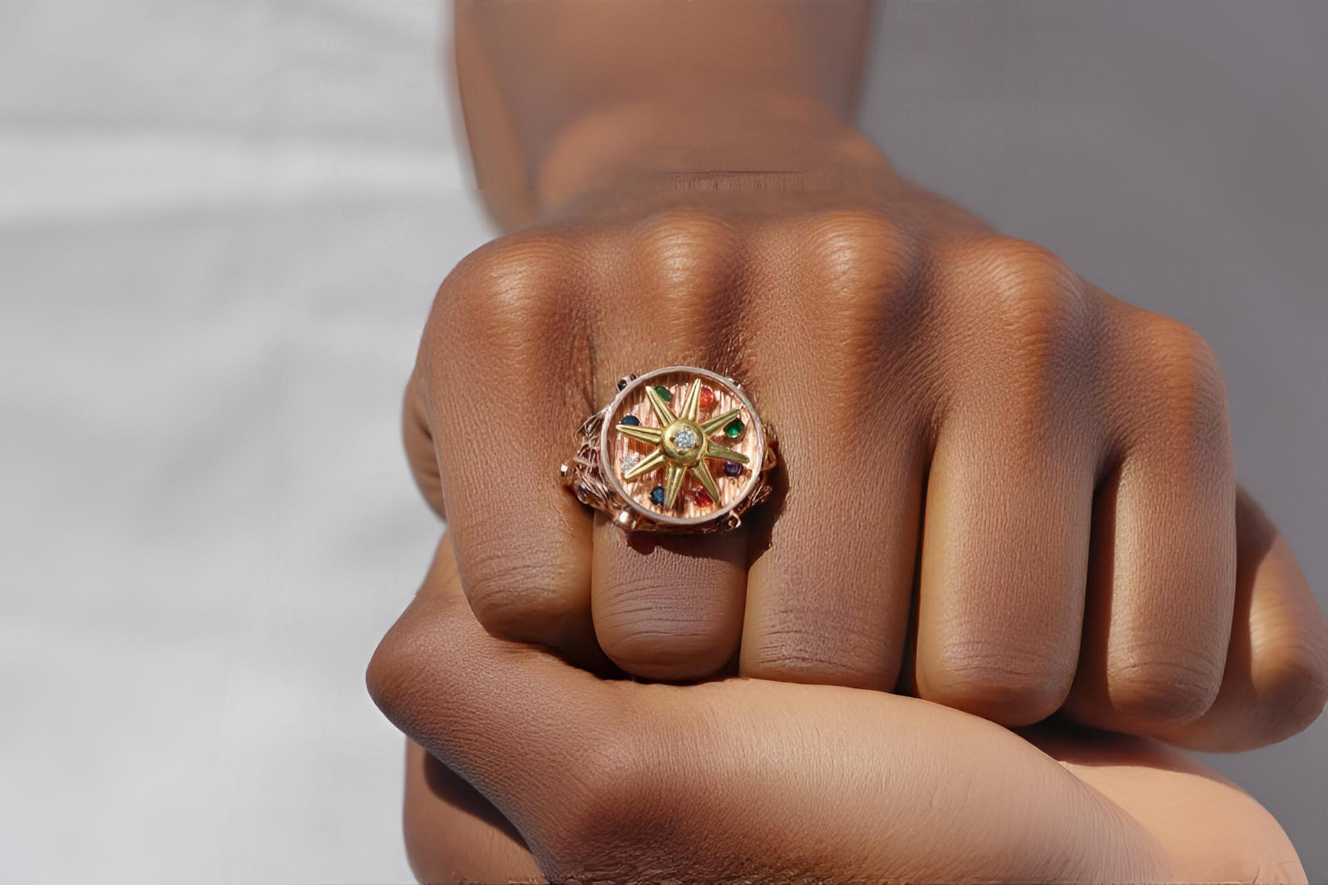 Galaxy Motion Star Kinetic Ring Infinity Rose