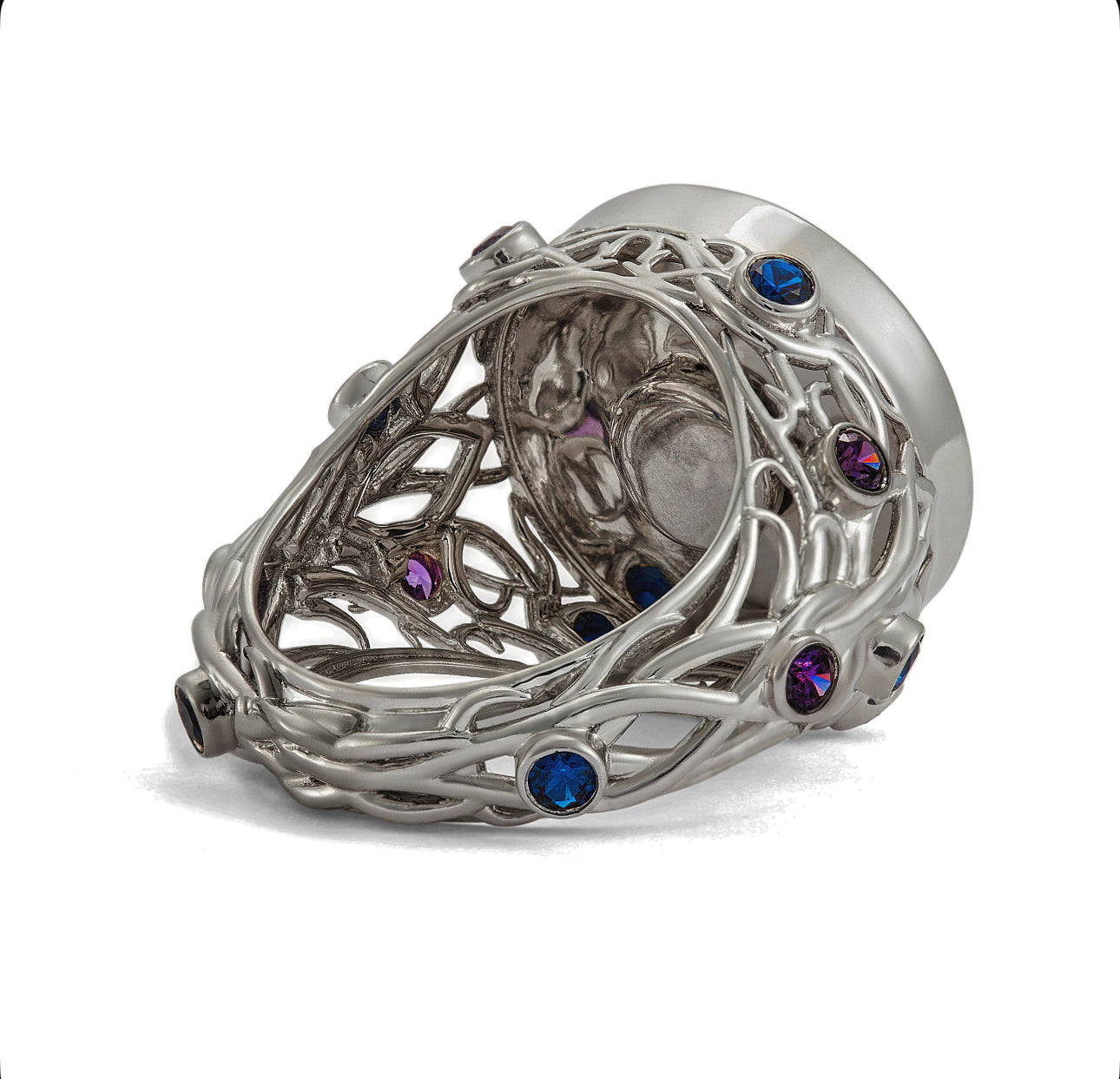 Galaxy Motion Star Kinetic Sterling Silver Ring