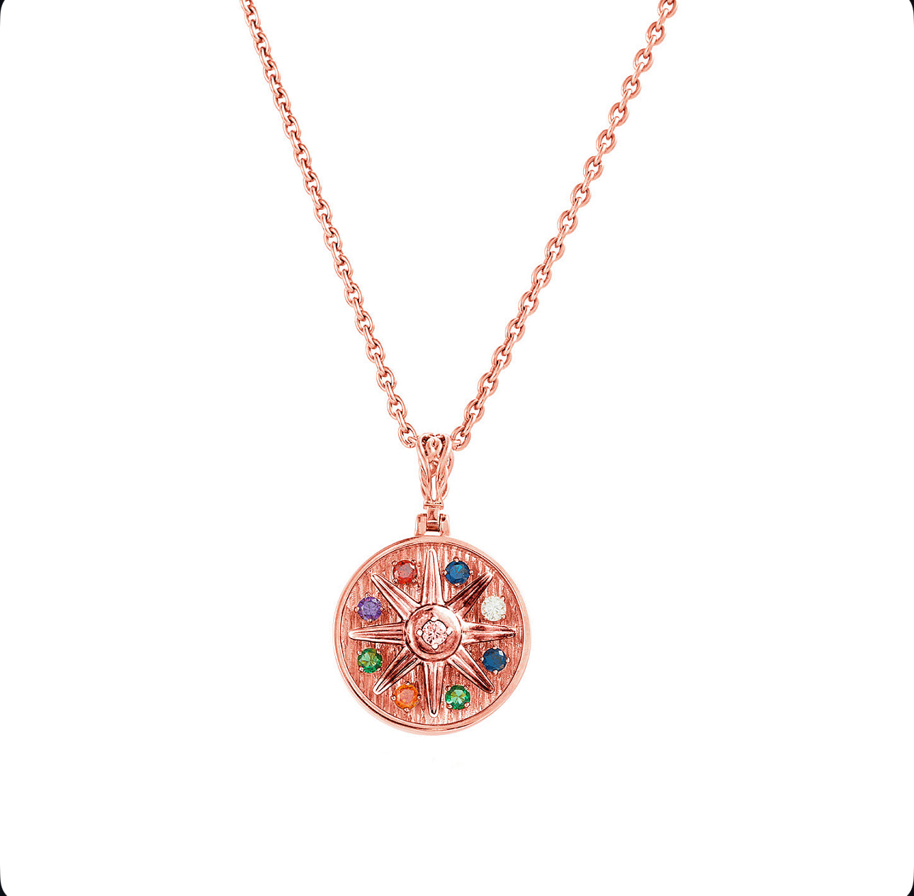 Galaxy Motion Star Kinetic Necklace