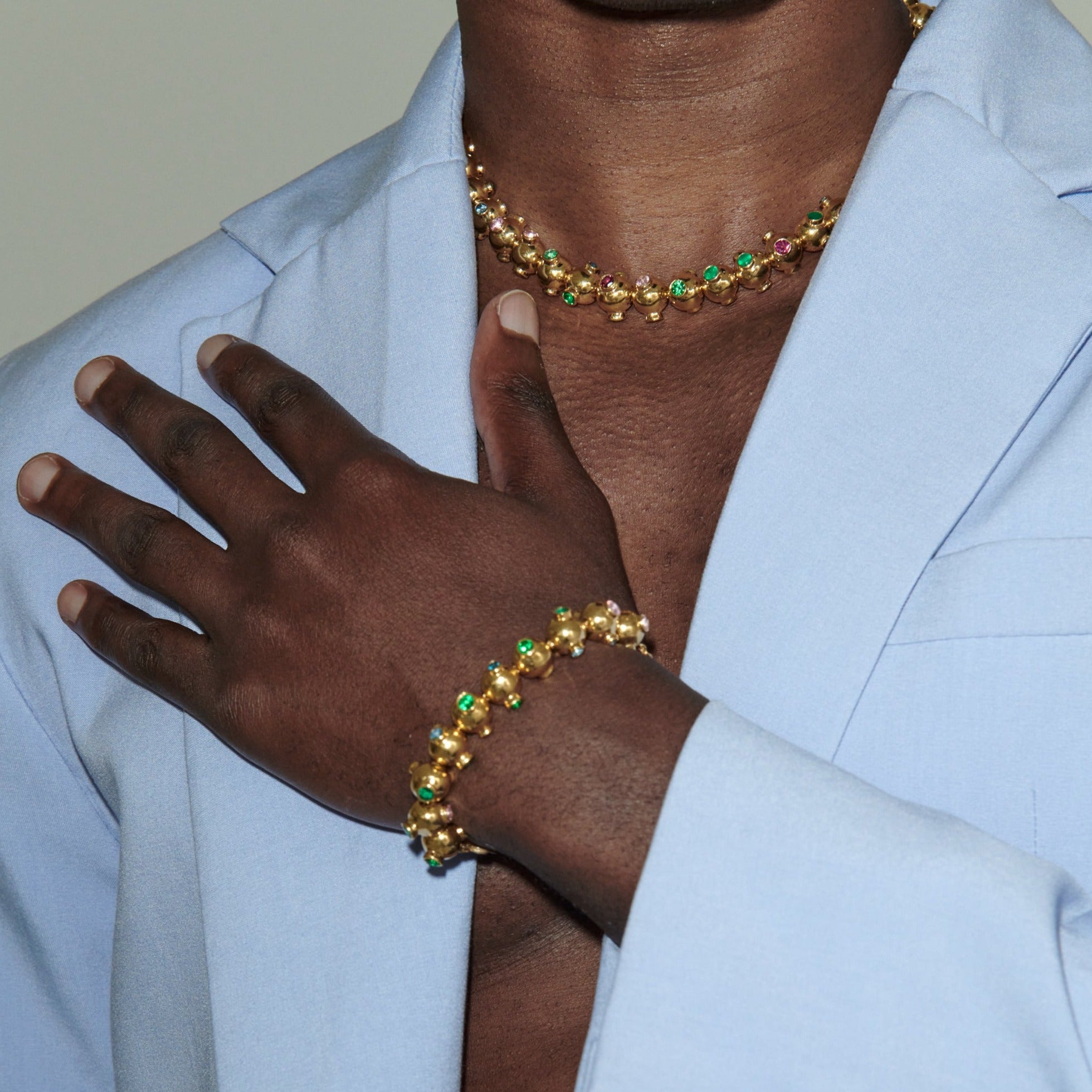 Chenille’ DNA 18ct Yellow Gold Necklace