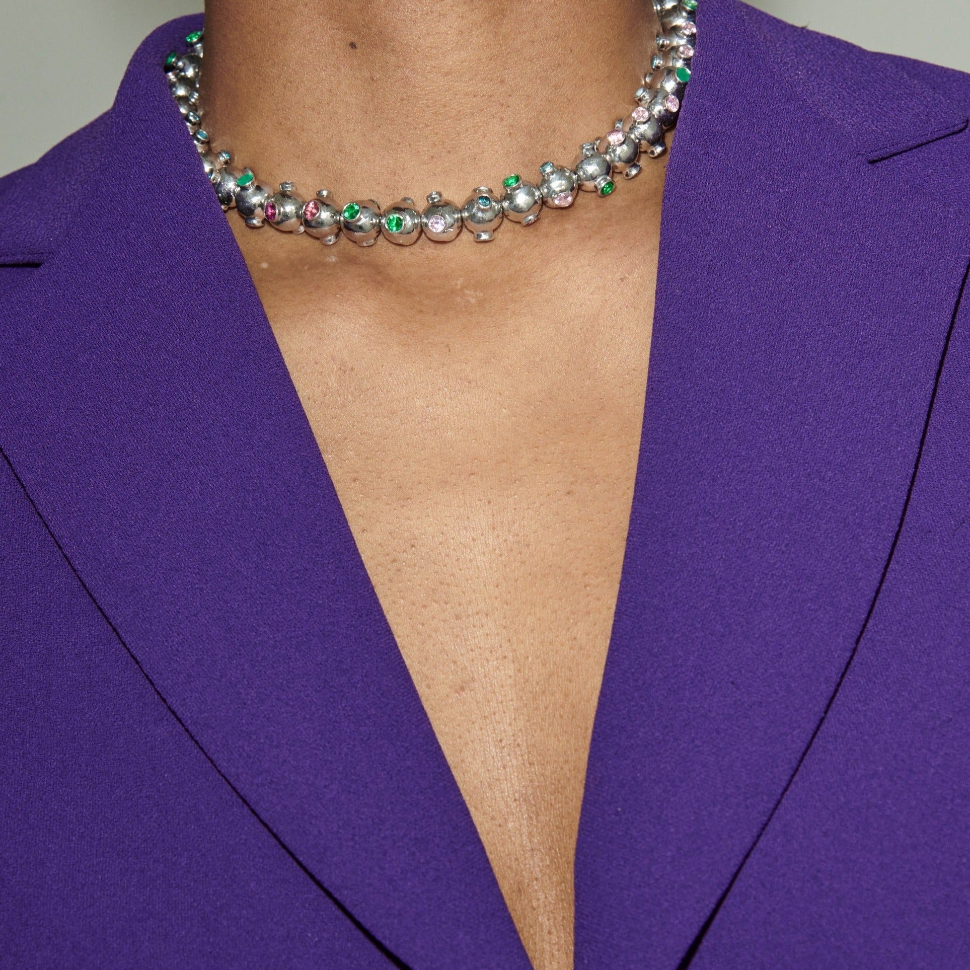 Chenille’ DNA 18ct White Gold Necklace