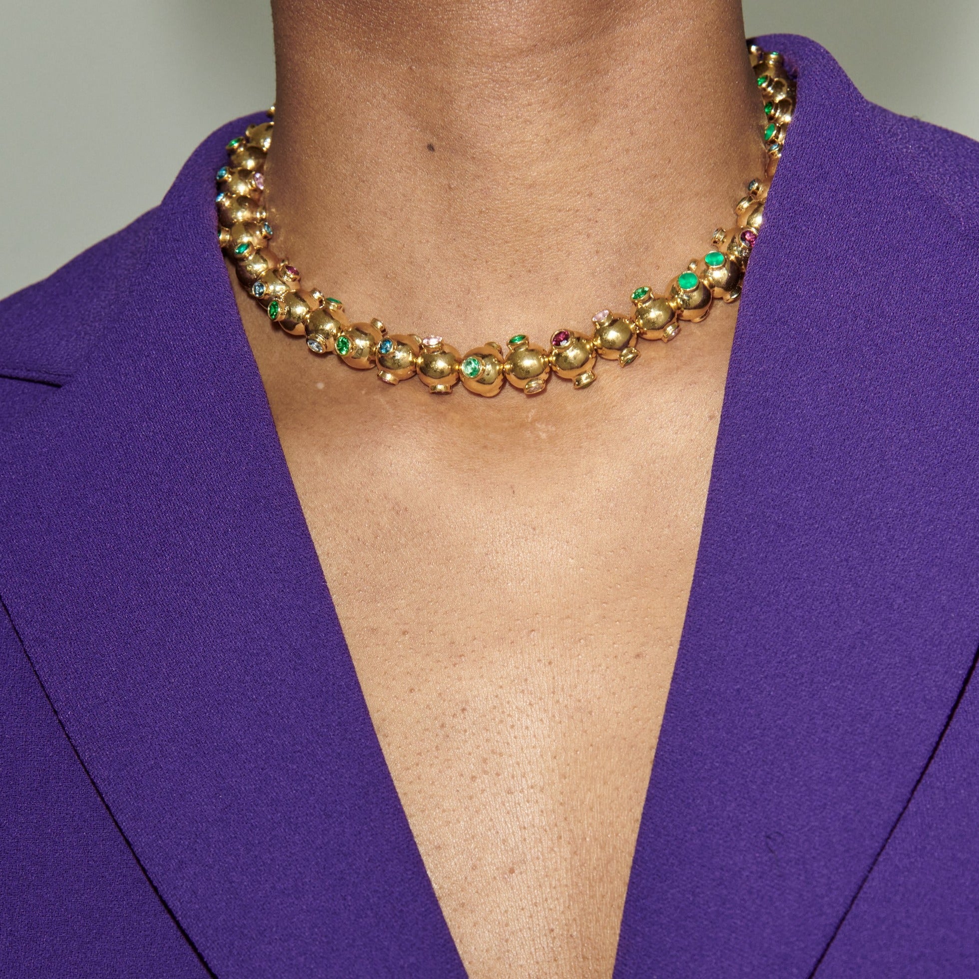 Chenille’ DNA 18ct Yellow Gold Necklace