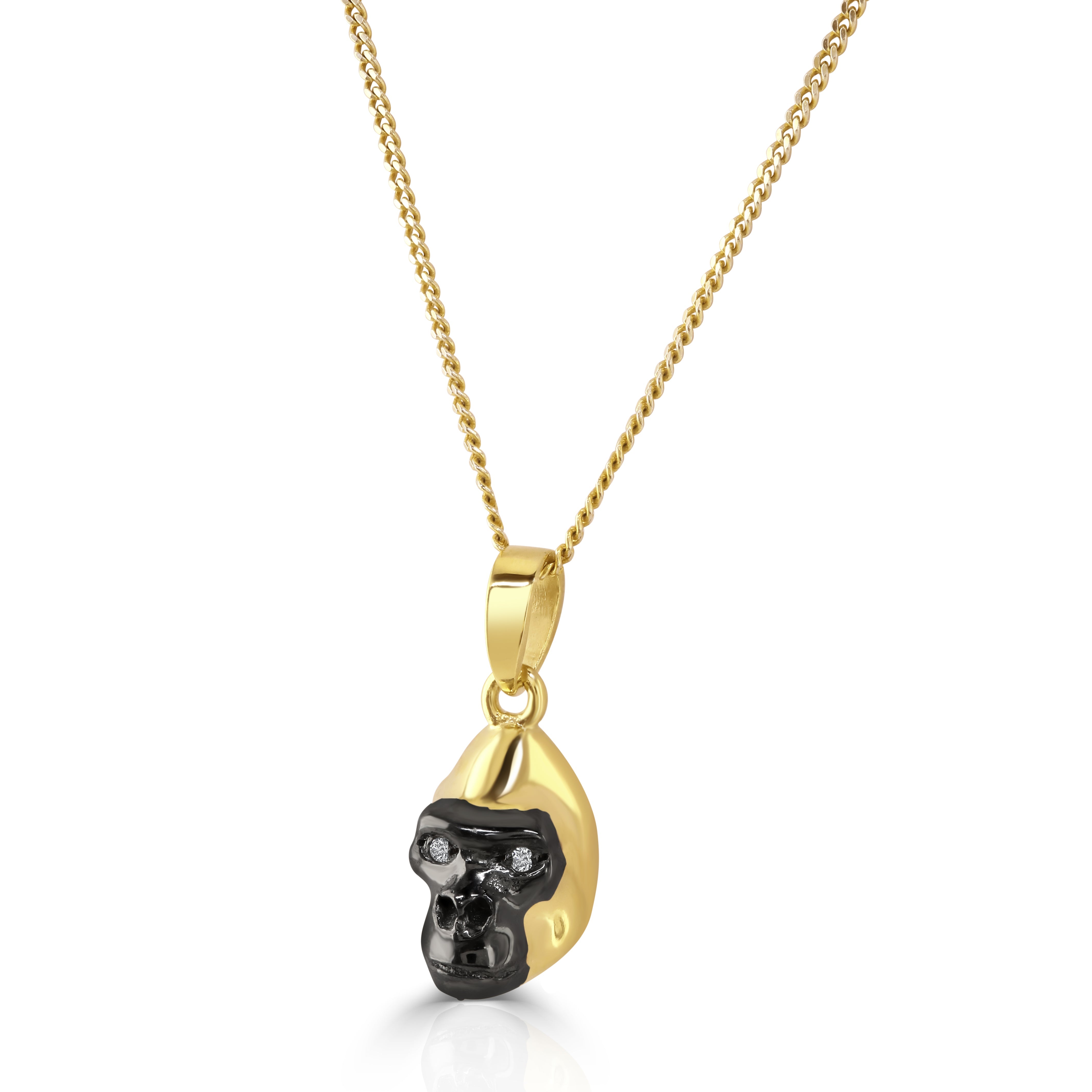 Gorilla 18ct Gold Necklace