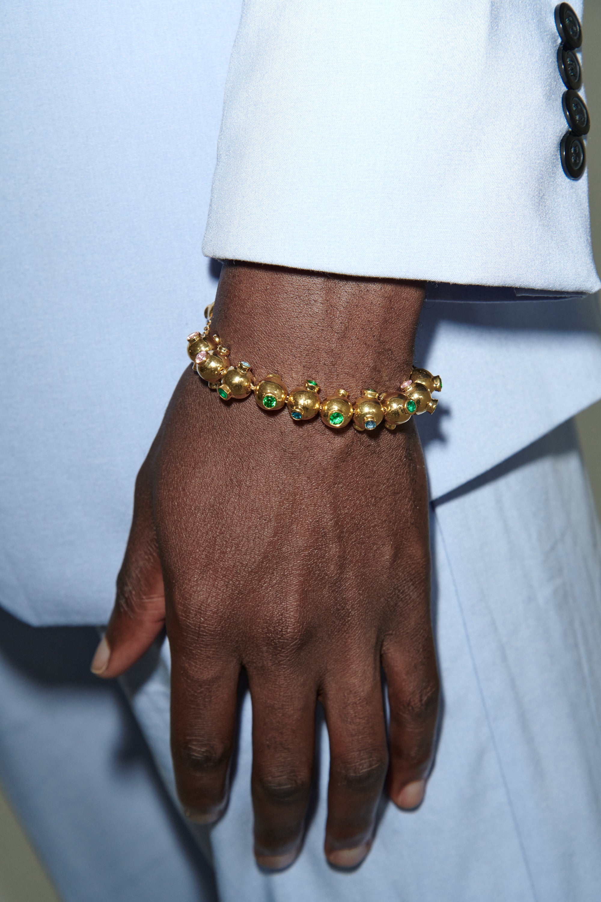 Chenille’ DNA 18ct Yellow Gold Bracelet