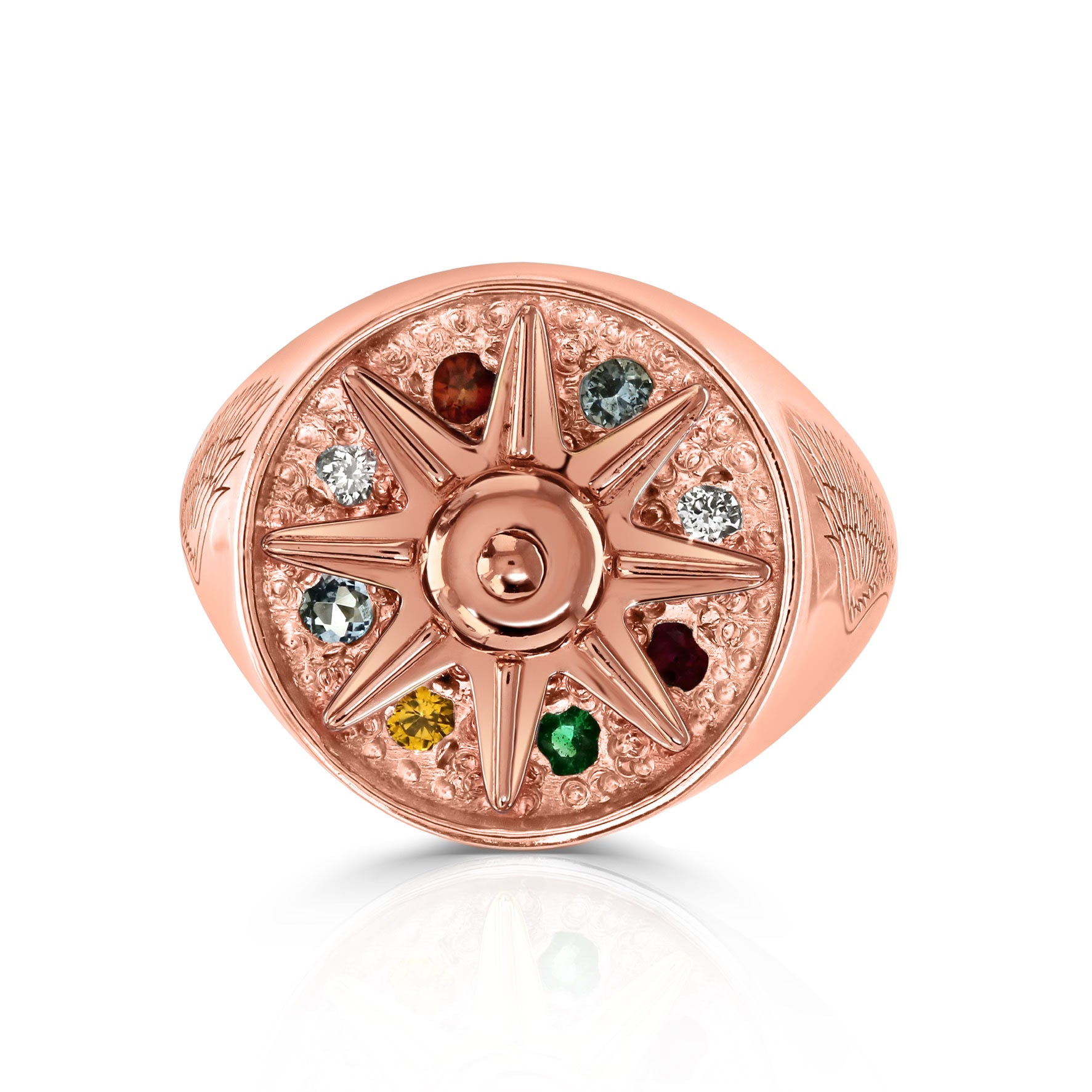 Celestial Wing Star 18ct Gold Ring
