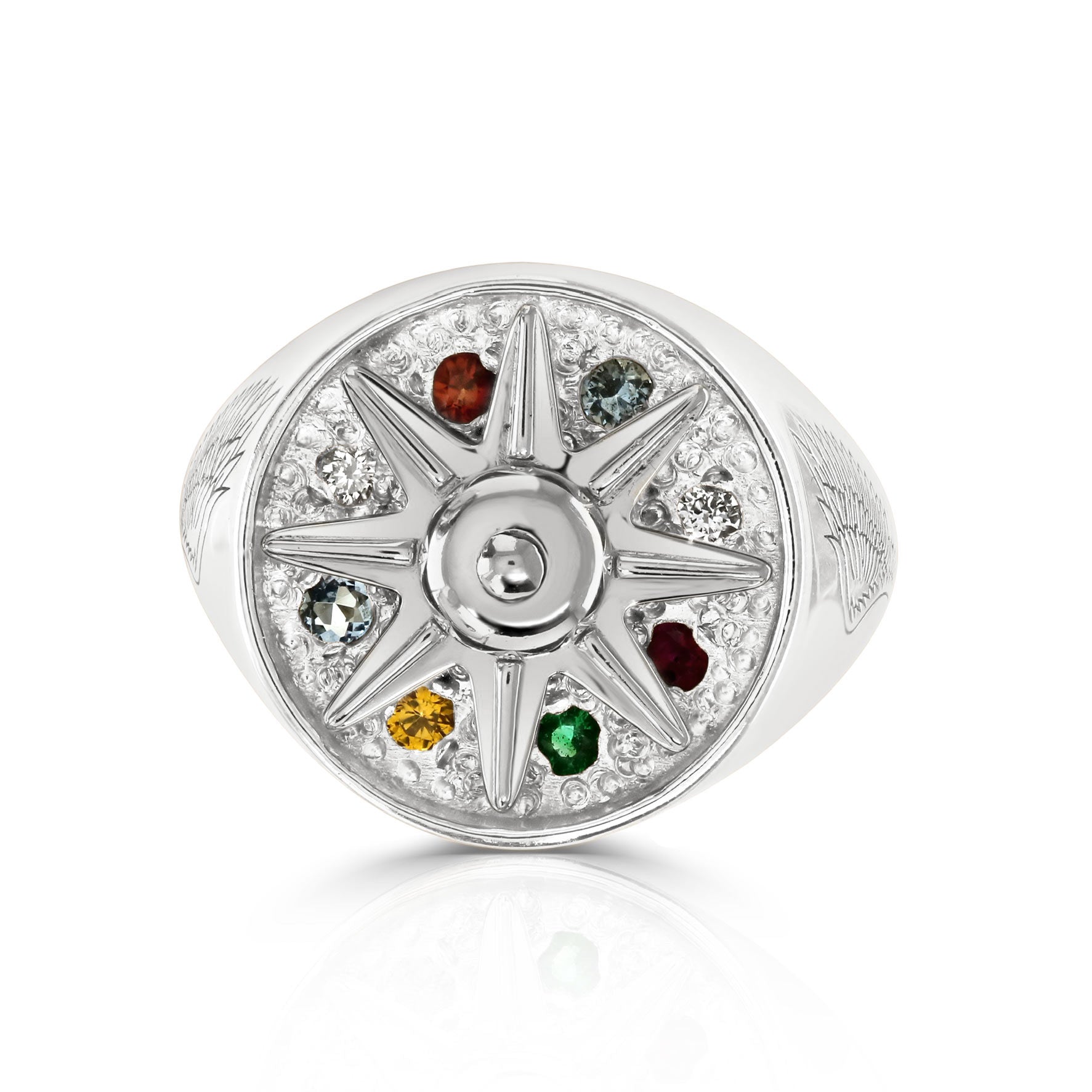 Celestial Wing Star 18ct Gold Ring