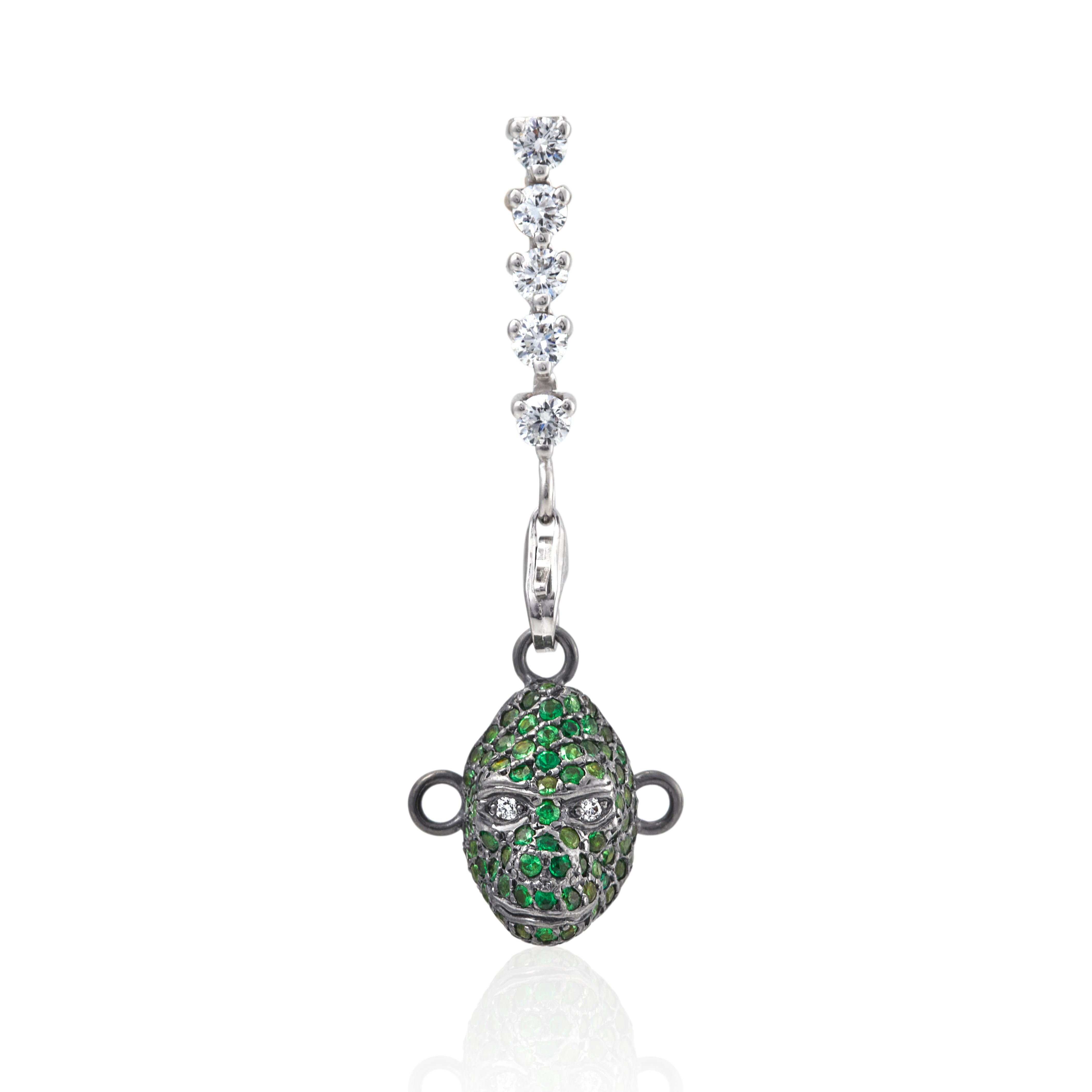 Gorilla 18ct Gold Drop Earrings