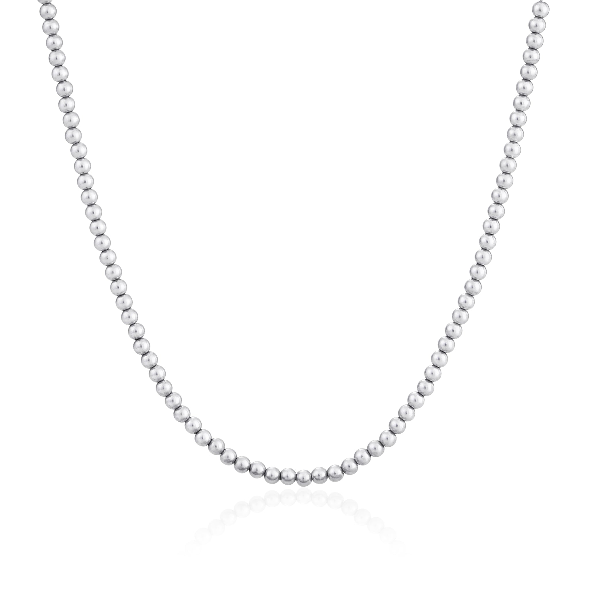 18ct gold bead necklace