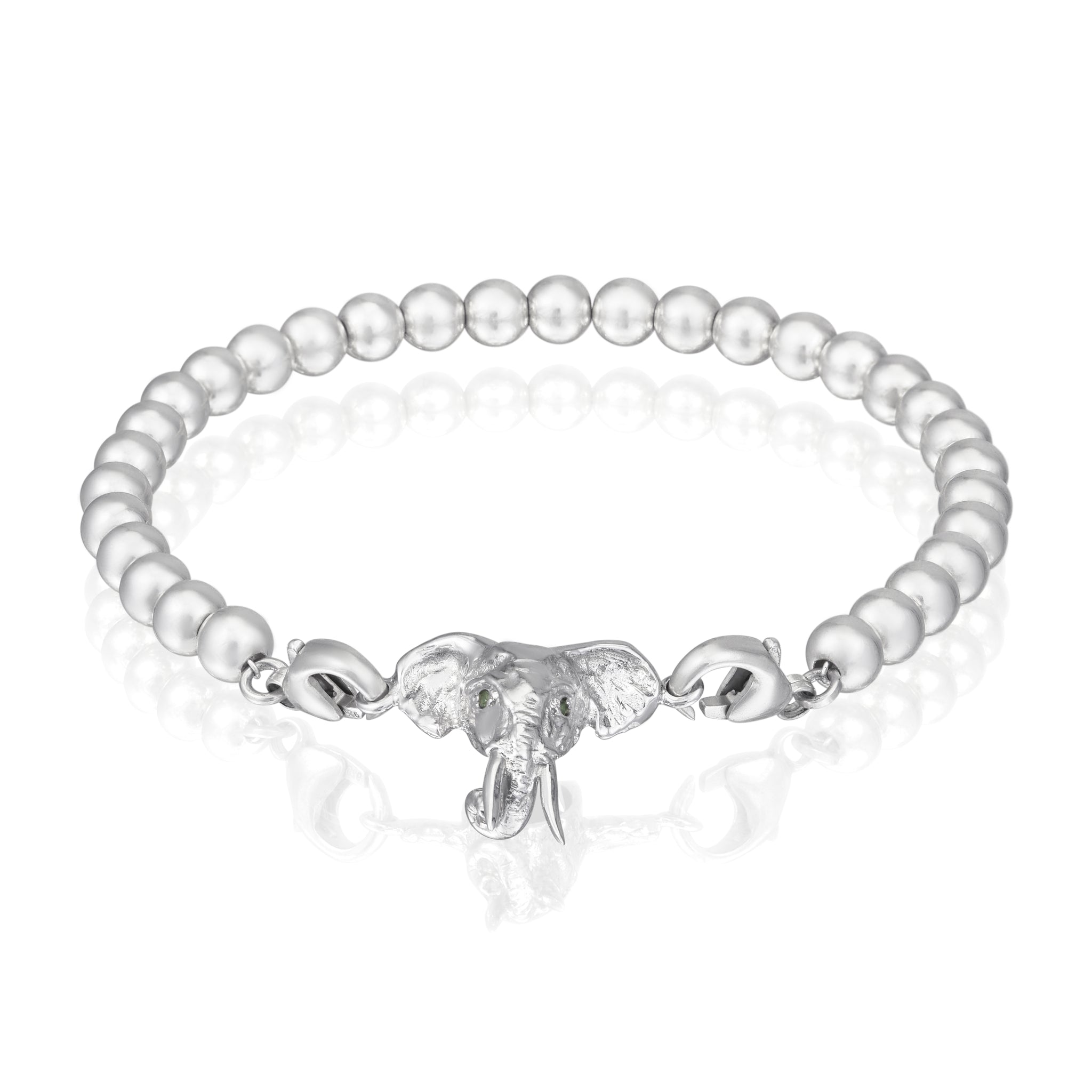 Sterling Silver Beaded Bracelet