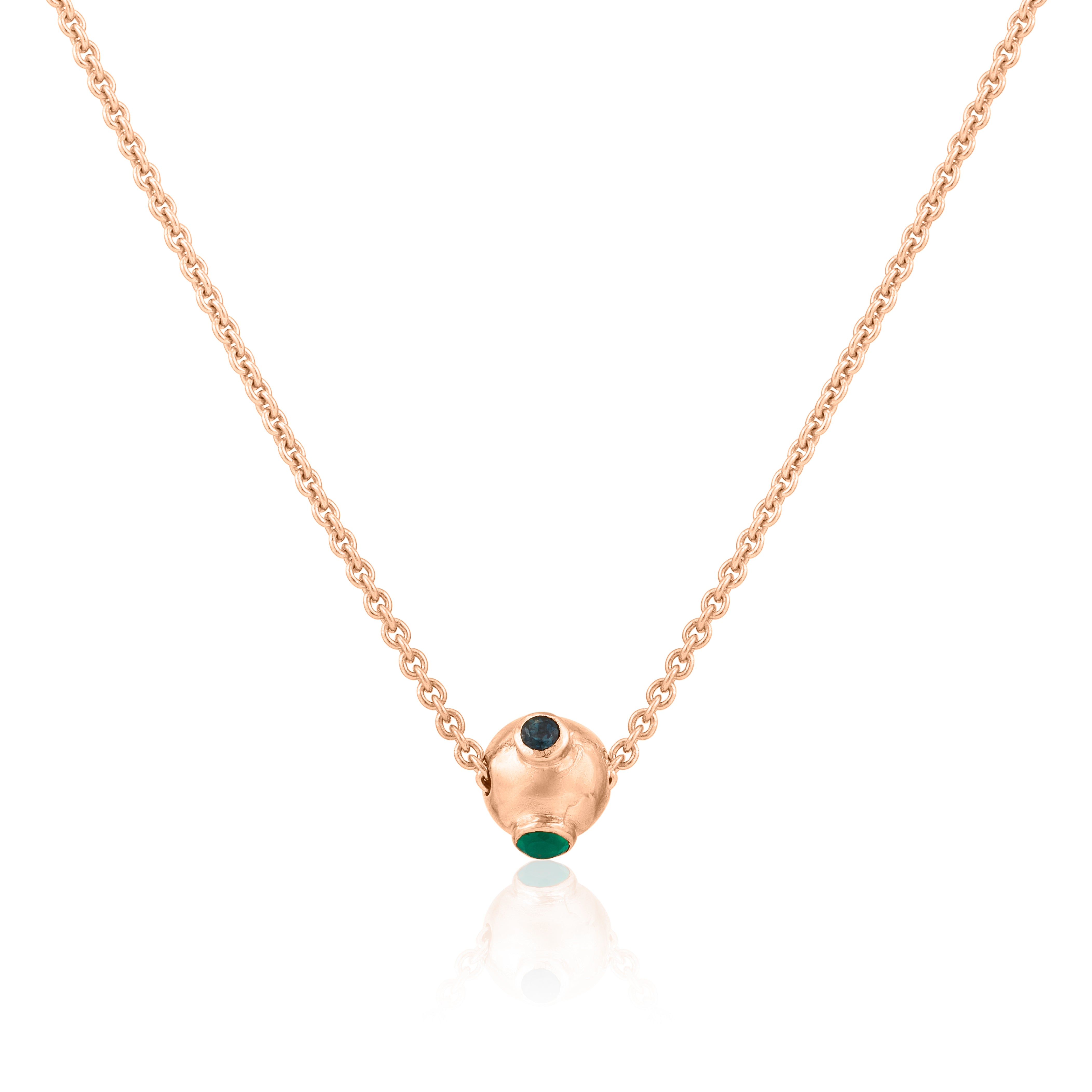 DNA 18ct Gold Gemstone Necklace