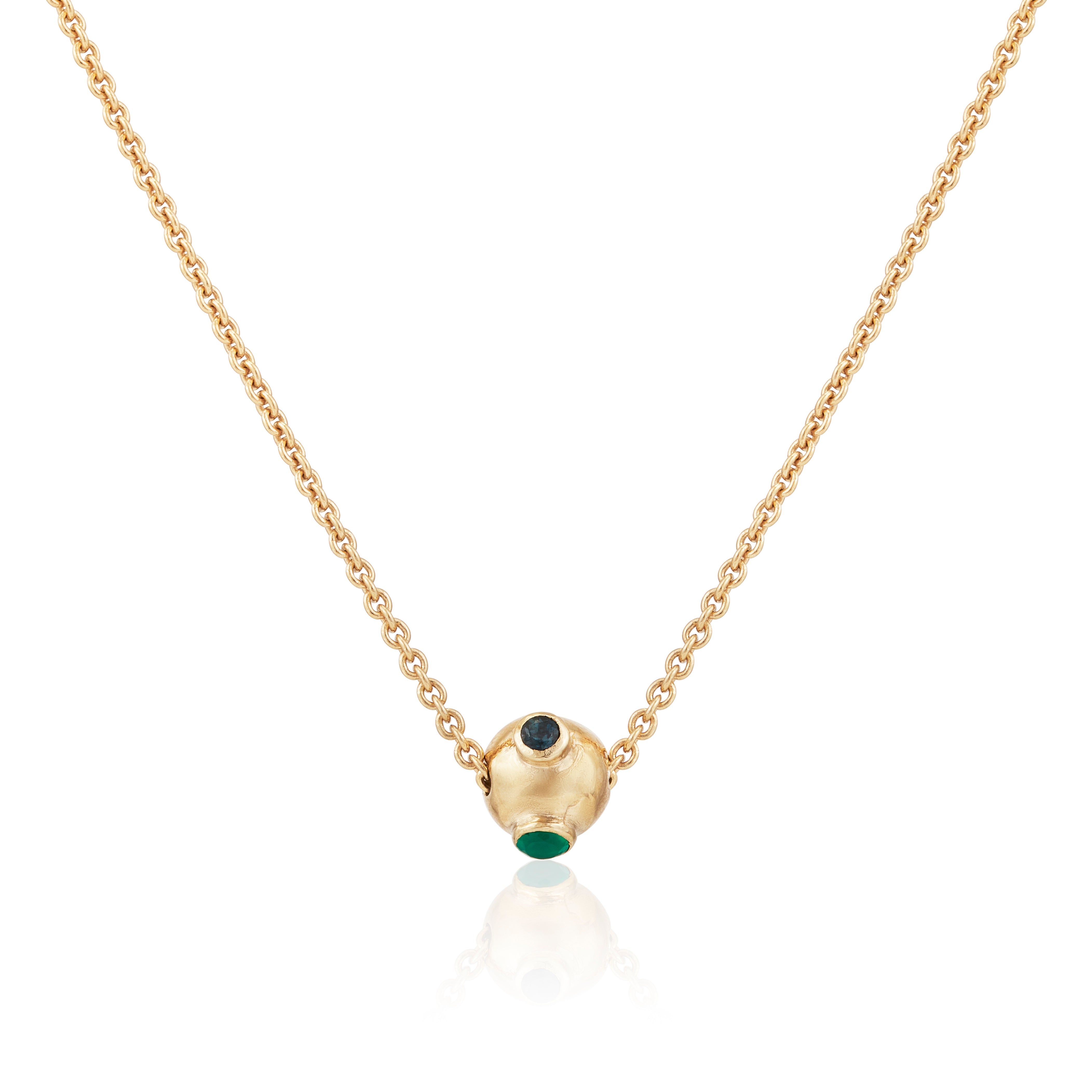 DNA 18ct Gold Gemstone Necklace