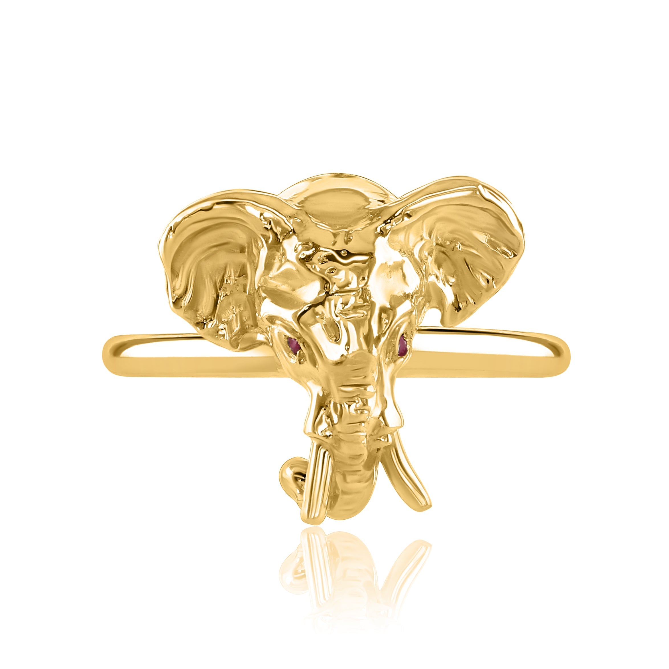 Elephant 18ct Gold Ring