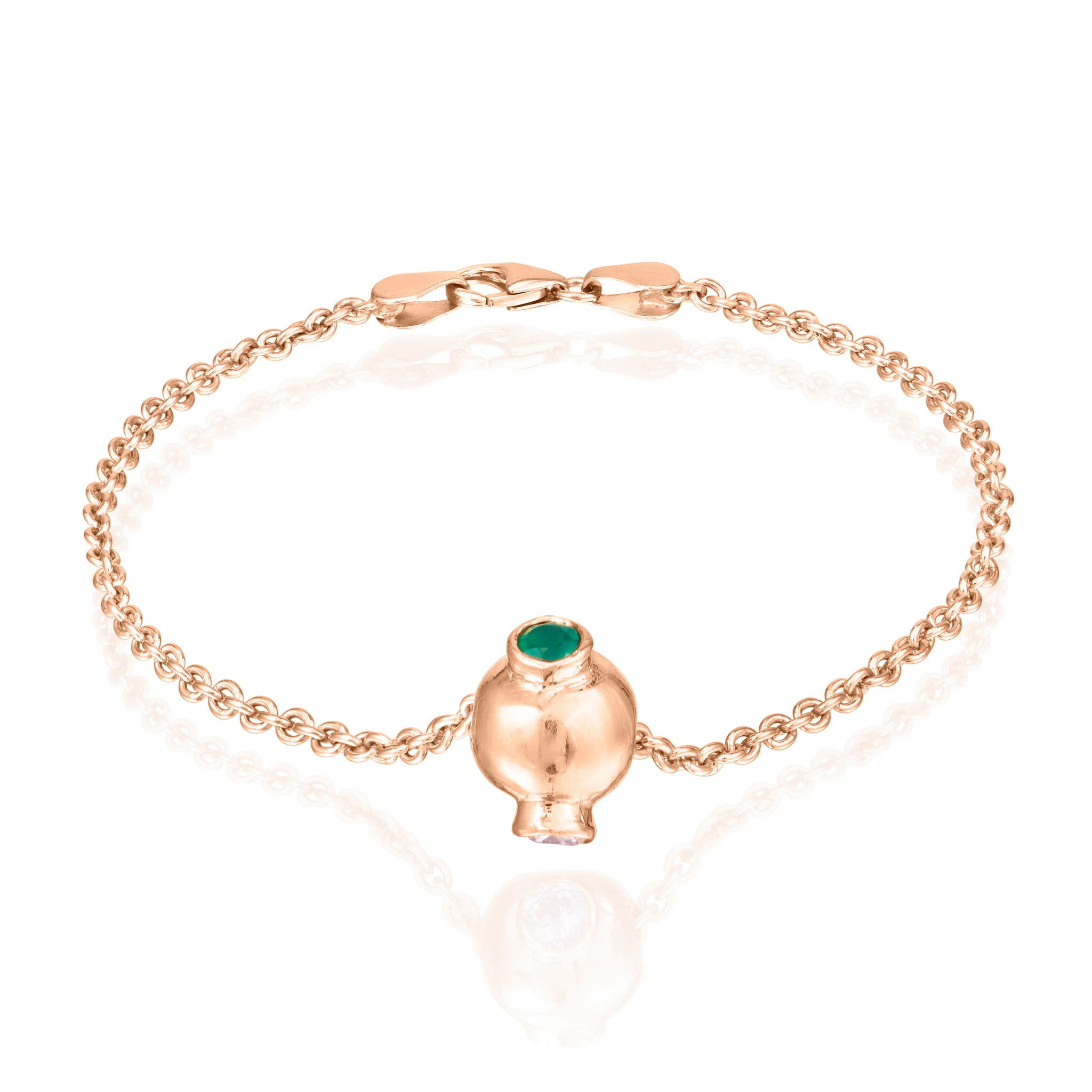 DNA 18ct Gold Gemstone Bracelet