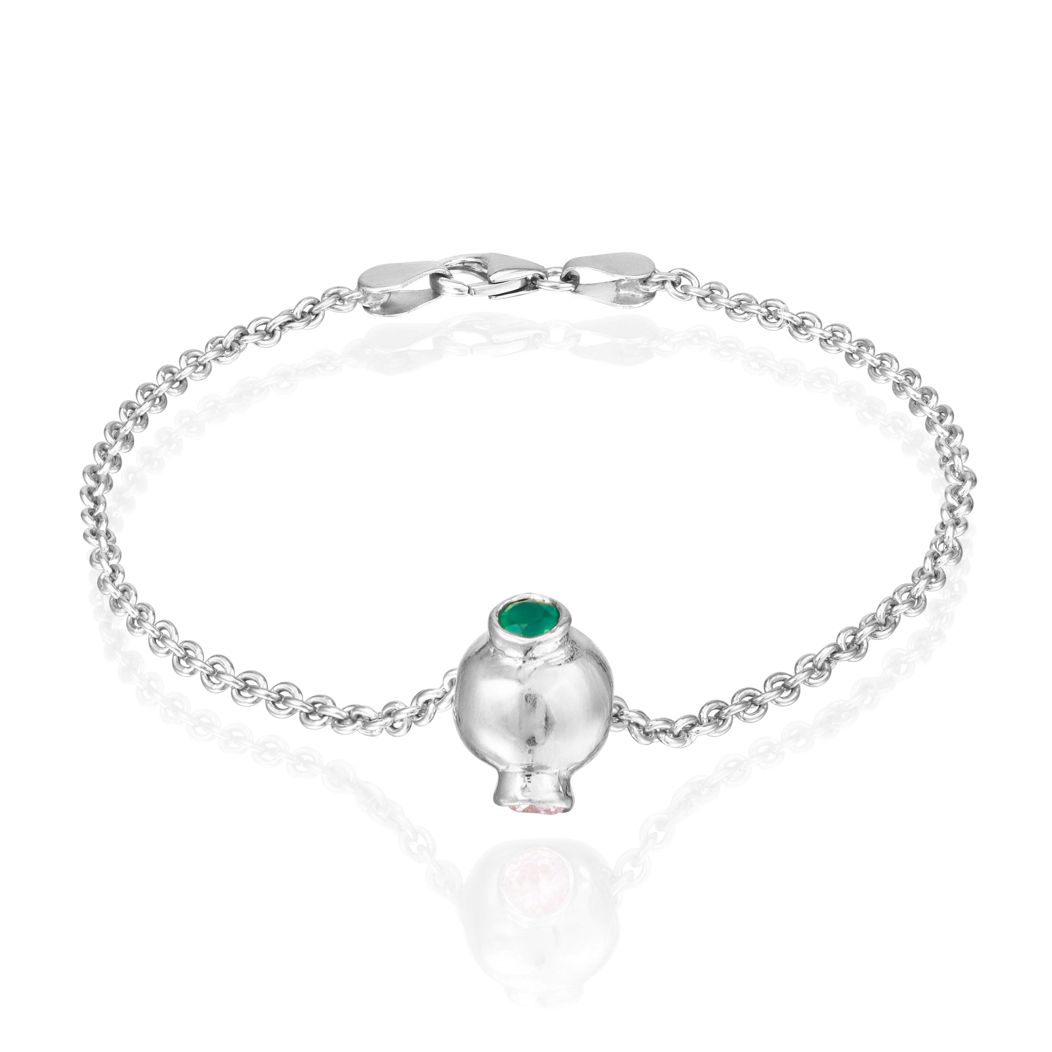 Sterling Silver DNA Bracelet