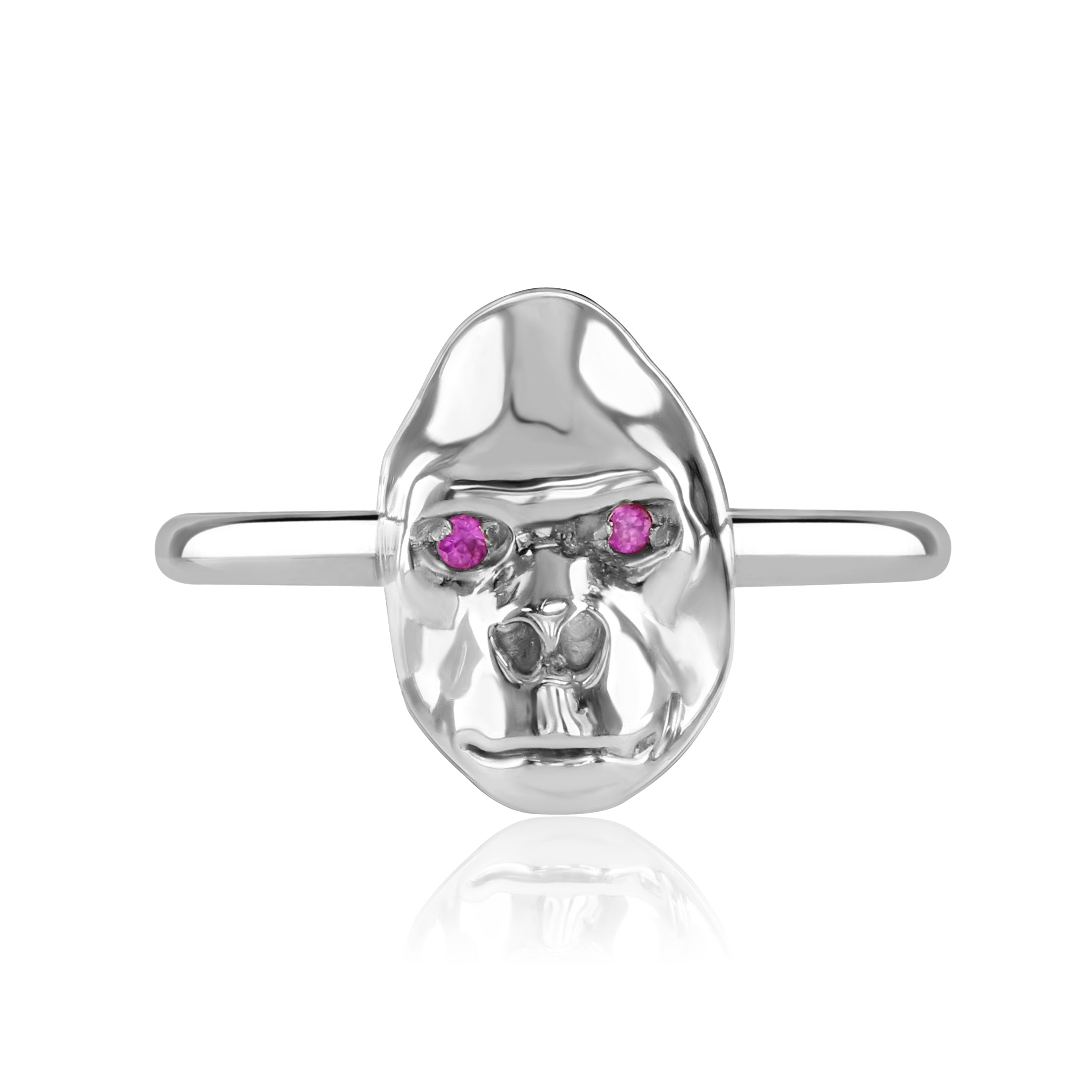 Sterling Silver Gorilla ring