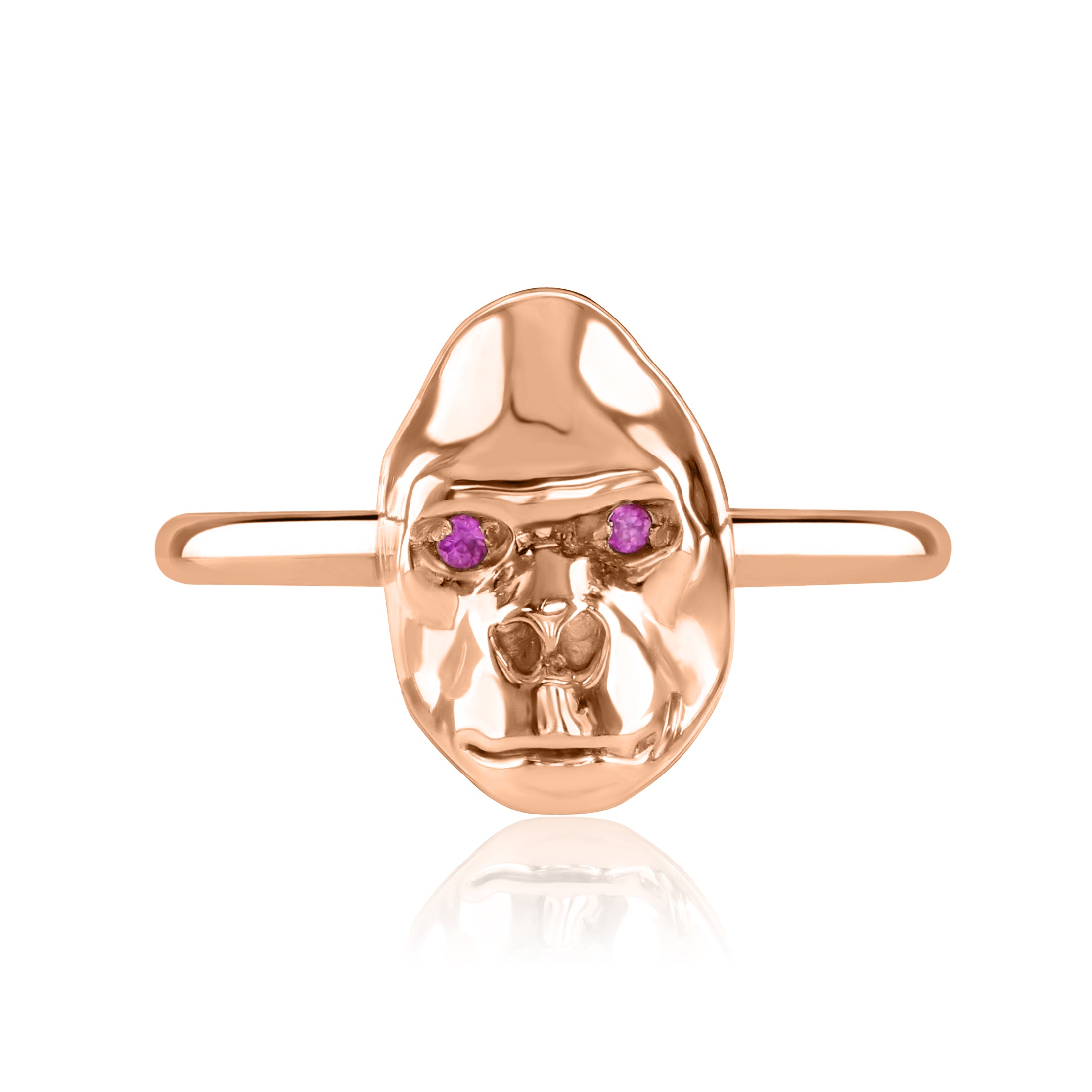 Sterling Silver Gorilla ring