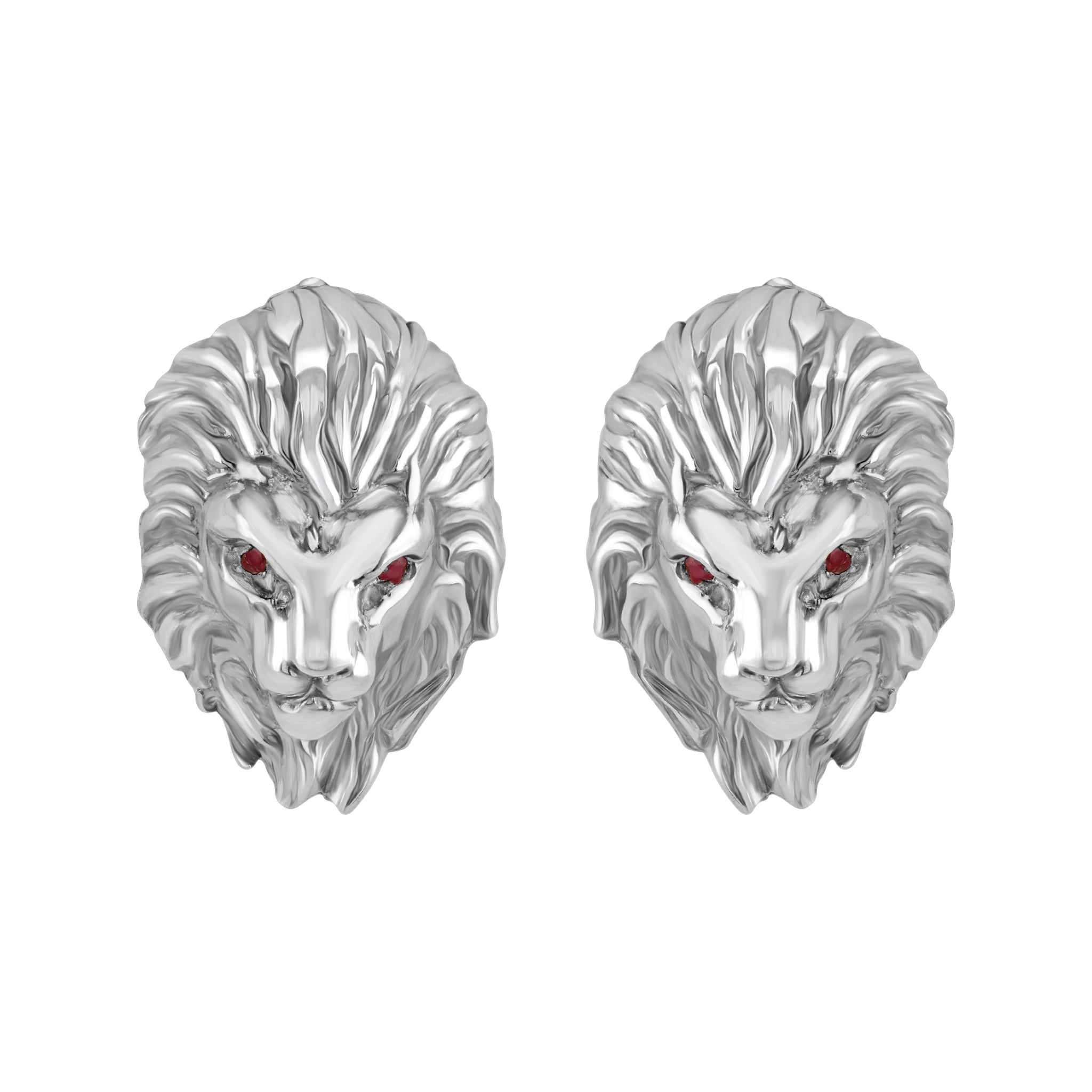 18ct Gold Lion Earrings