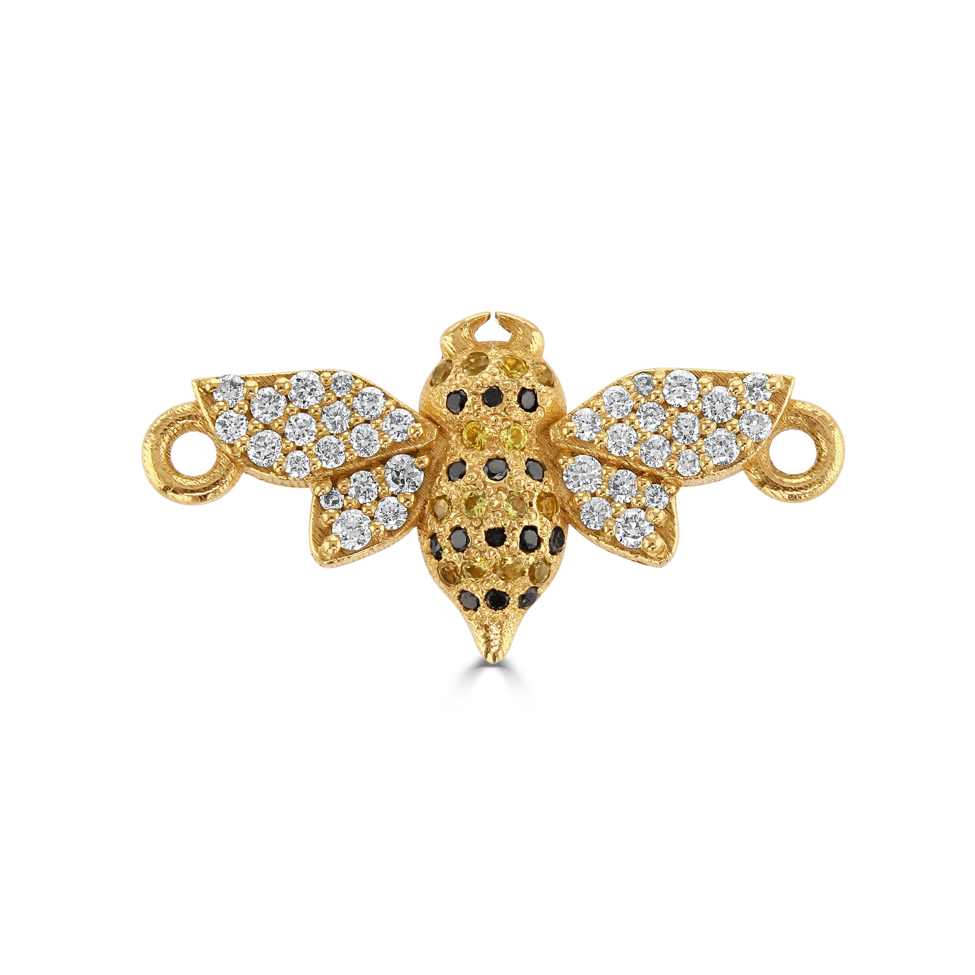 Buzzing Bee 18ct Gold Diamond Charm