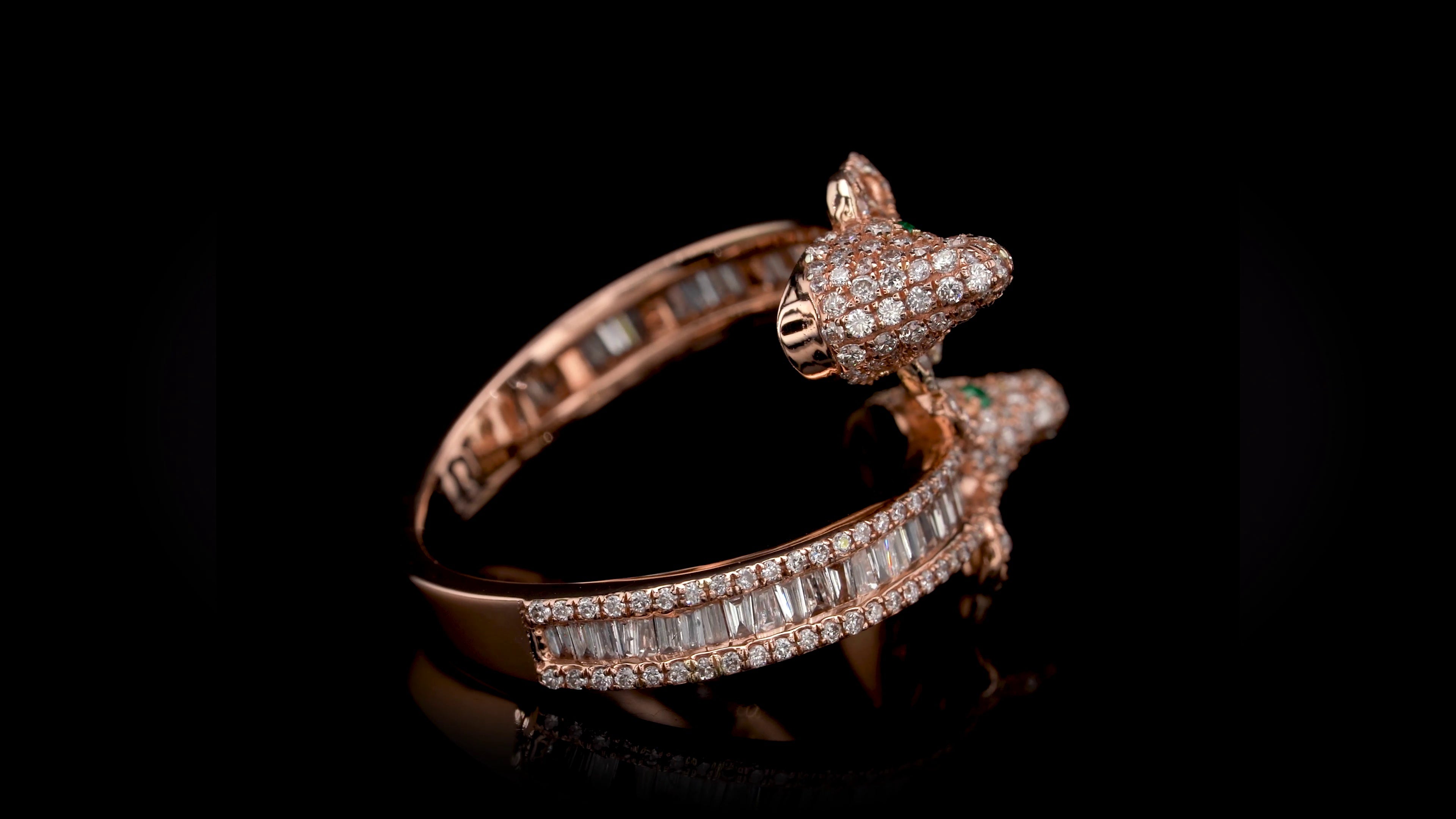 Graceful Gazelle Rose gold Diamond ring