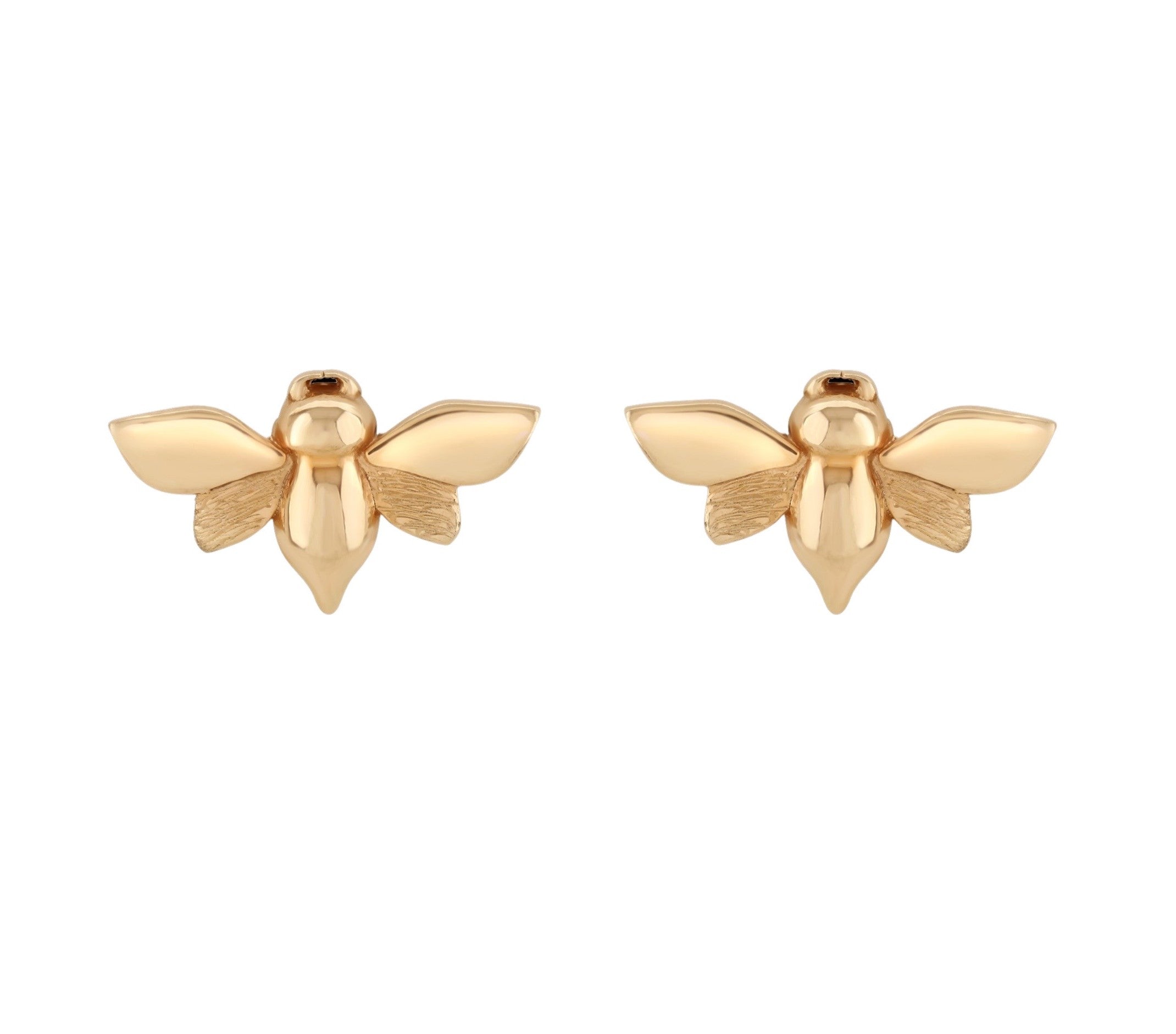 18ct Gold Bee Earrings