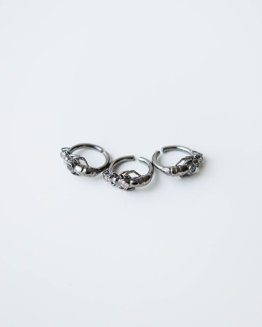 Sterling Silver African Rove beetle ring