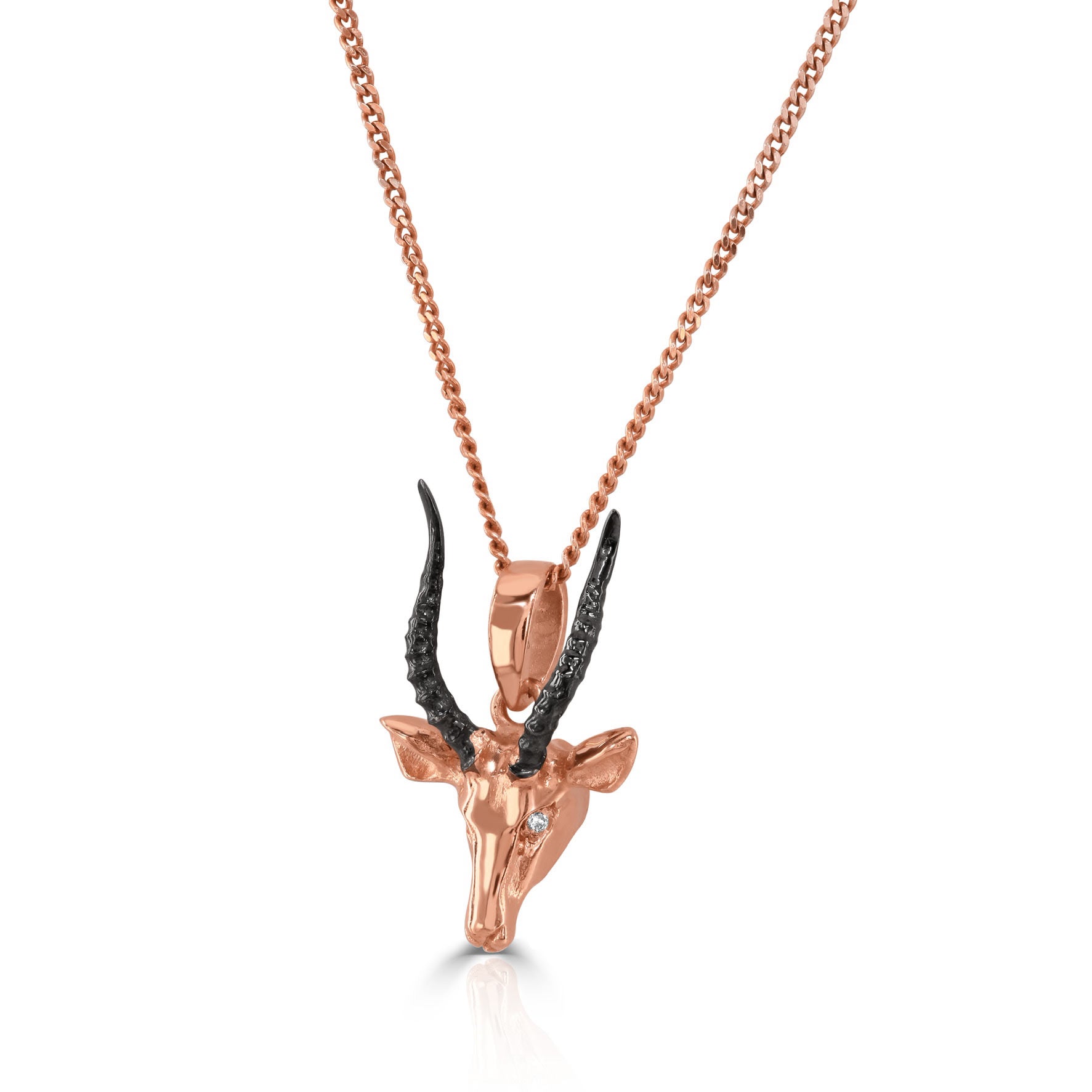 18ct gold Gazelle necklace