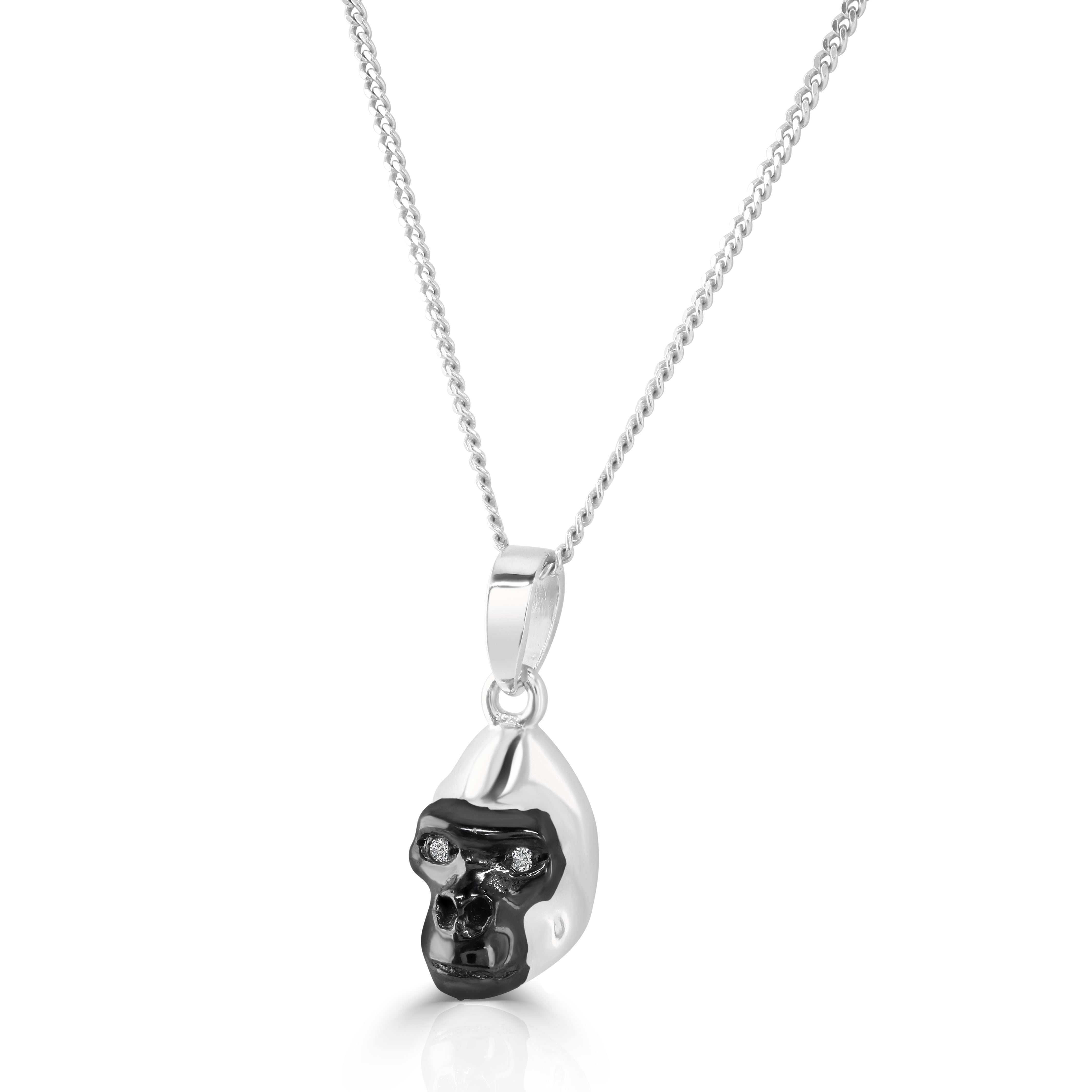 Sterling Silver Gorilla necklace