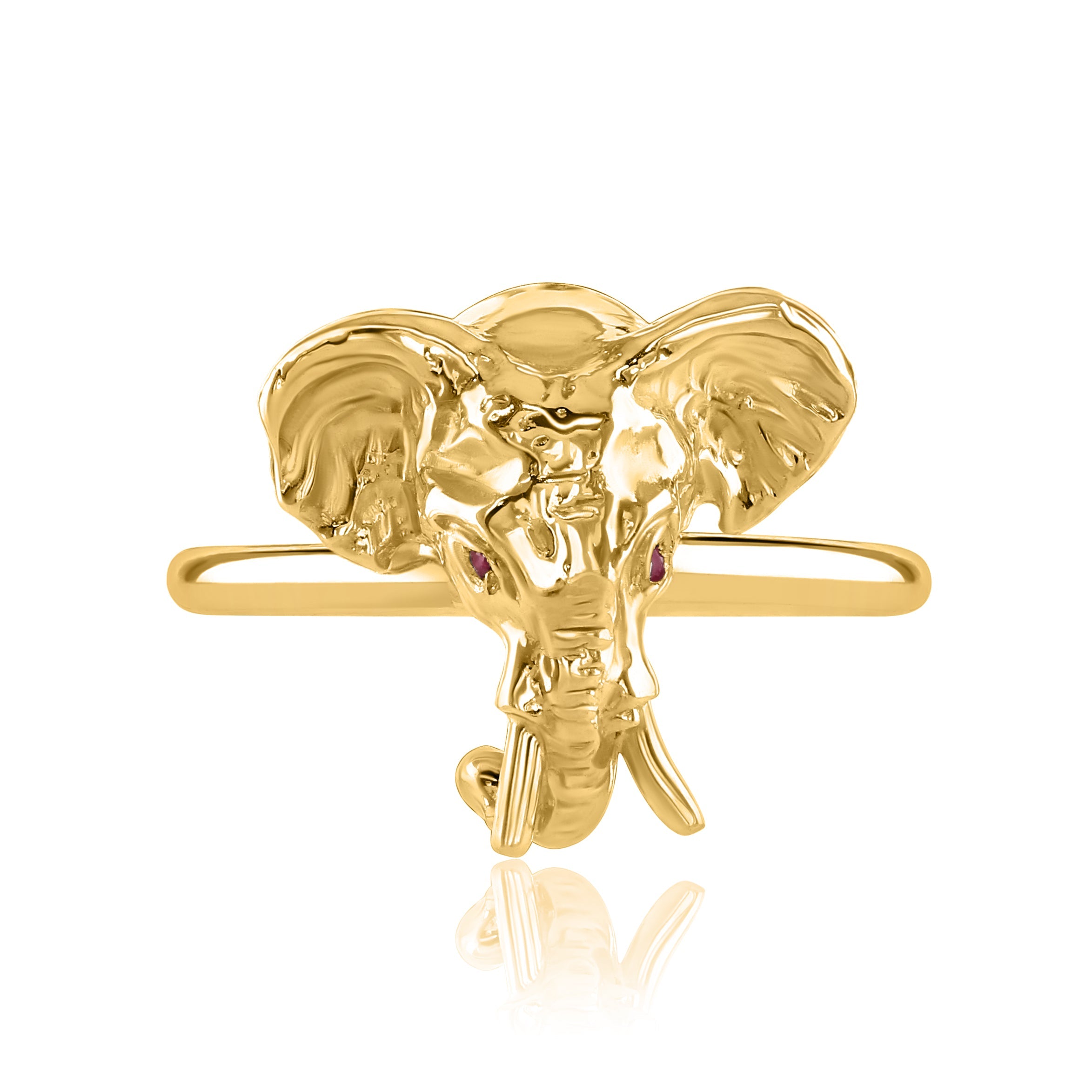 18ct gold Elephant ring