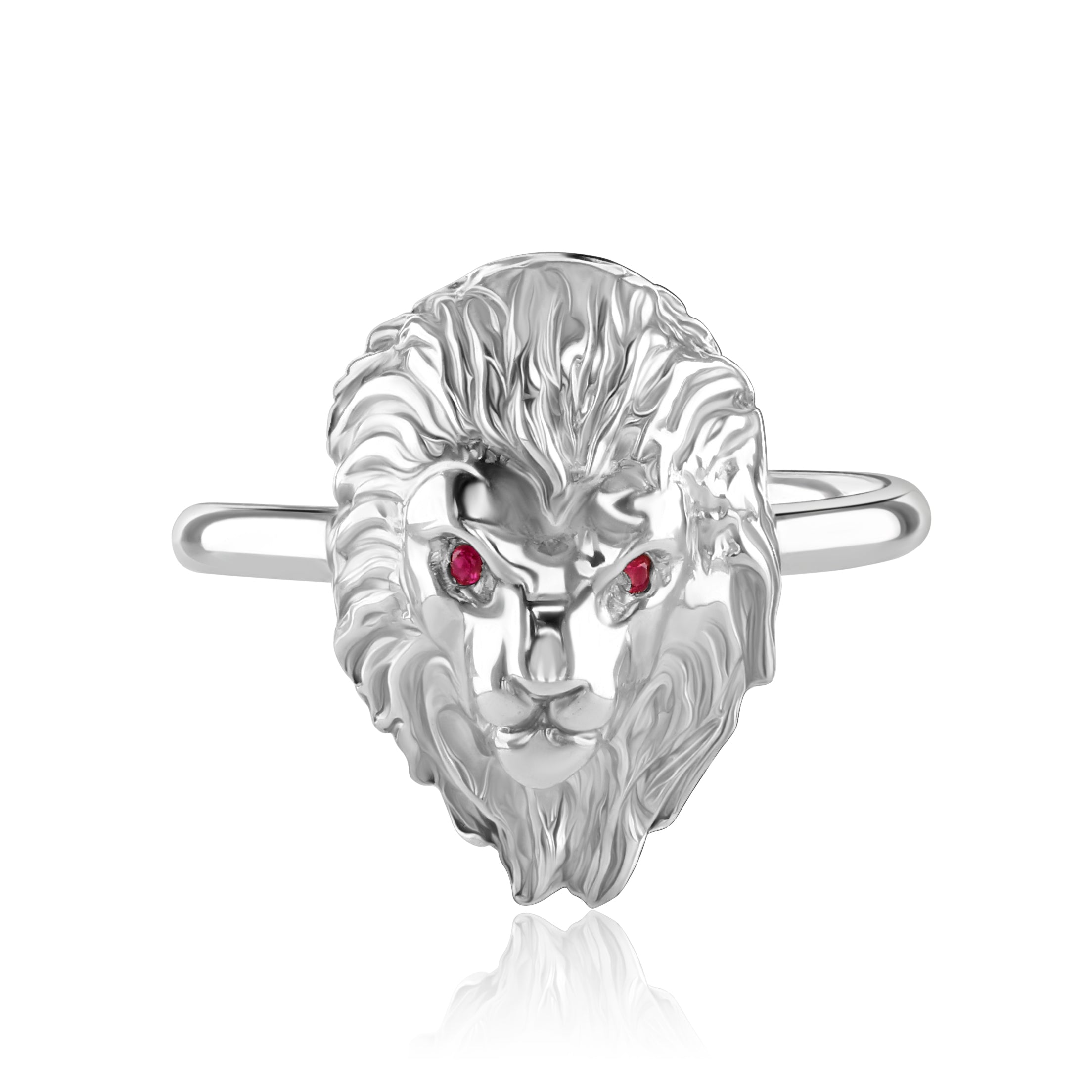 Sterling Silver Lion ring