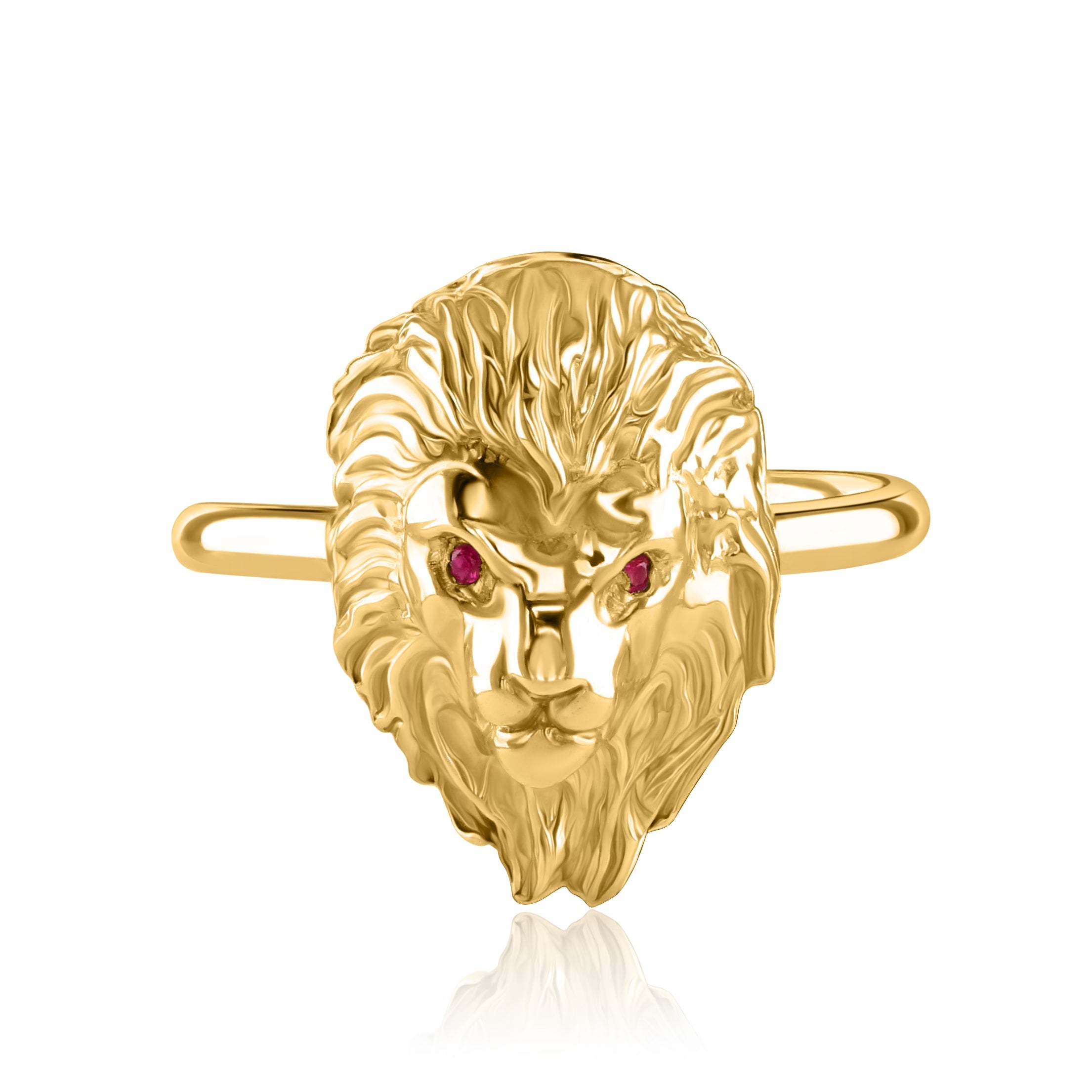 18ct gold Lion ring