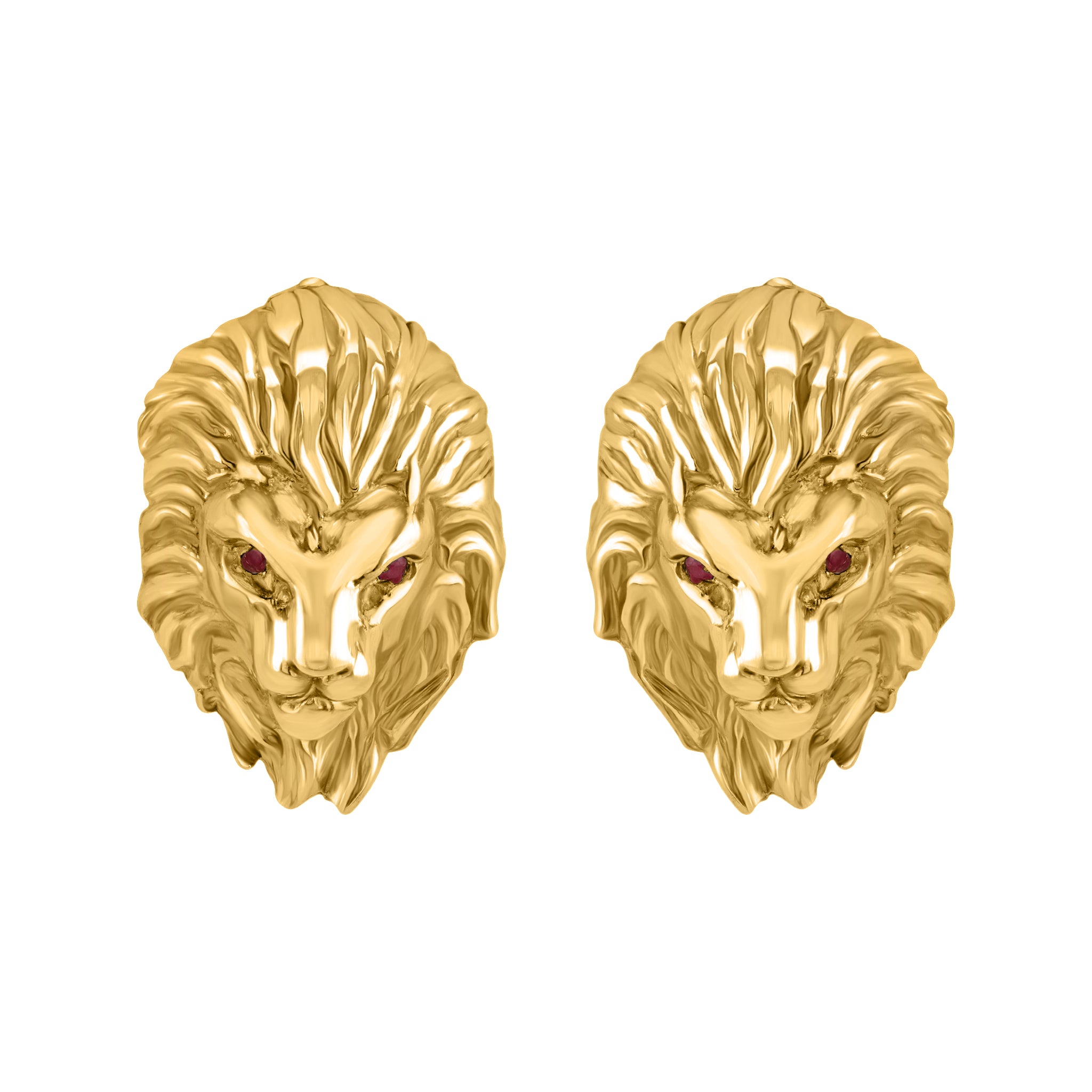 Sterling Silver Lion earrings