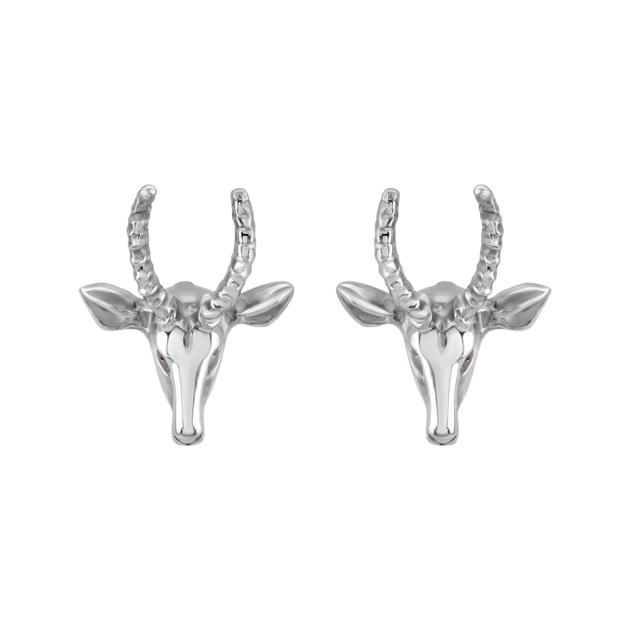 18ct gold Gazelle earrings