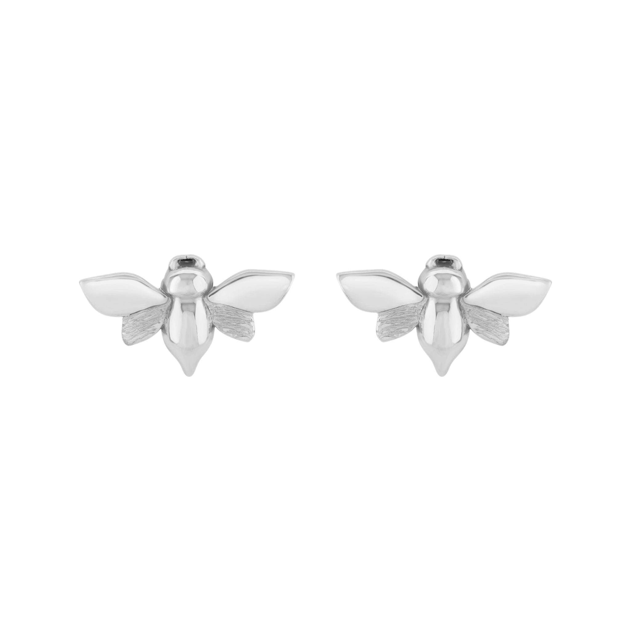 Sterling Silver Bee Earrings